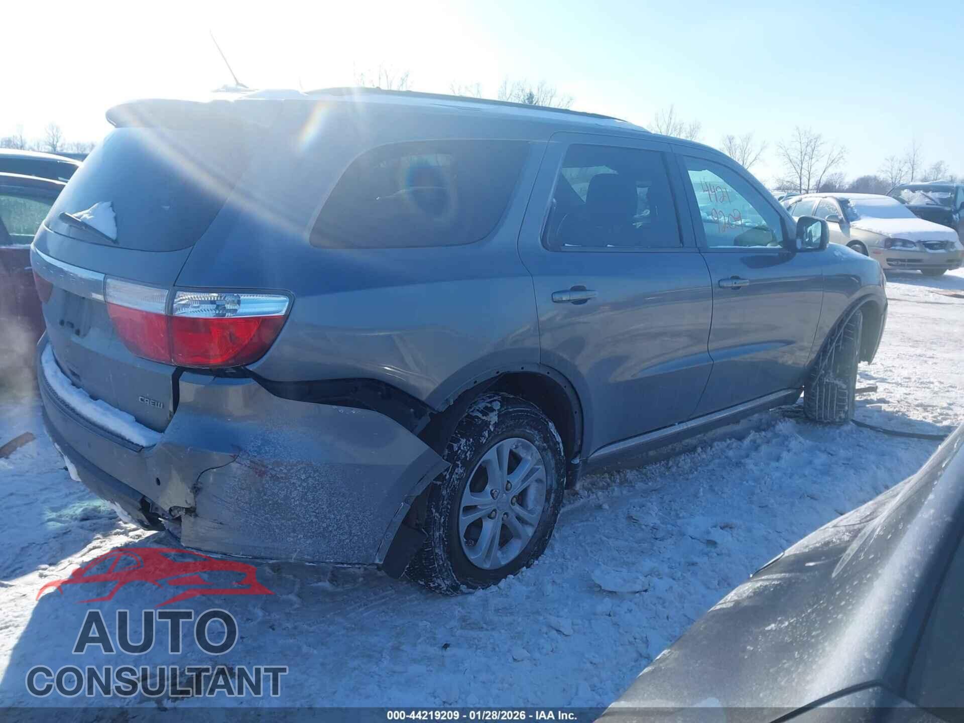 DODGE DURANGO 2012 - 1C4SDJDT4CC322991