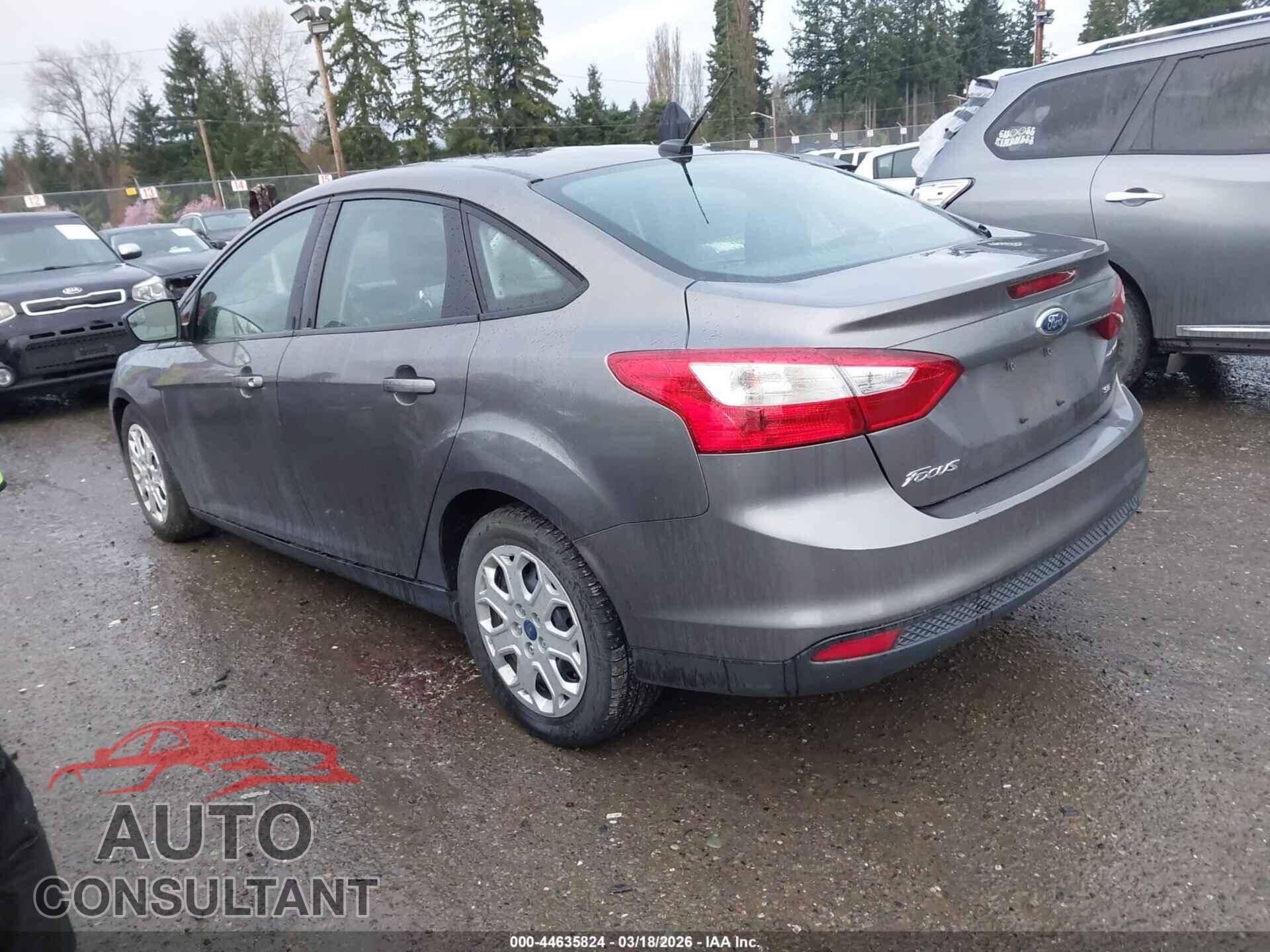 FORD FOCUS 2012 - 1FAHP3F20CL206355