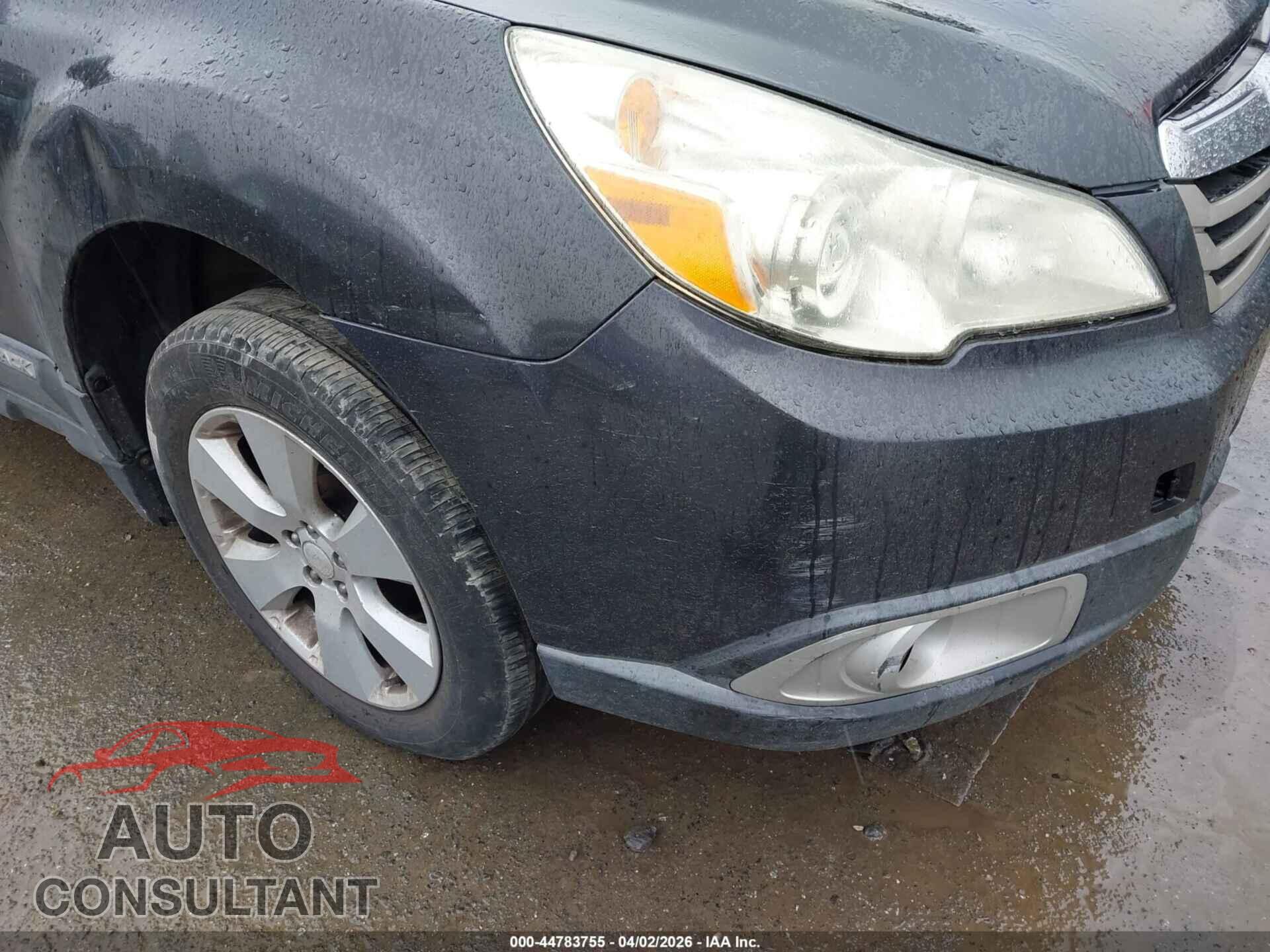 SUBARU OUTBACK 2011 - 4S4BRBCC7B3312958