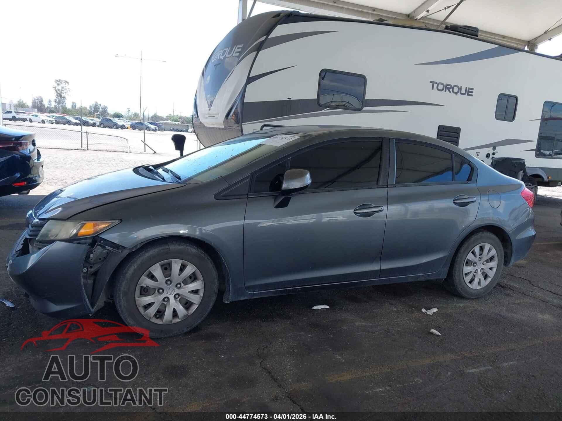 HONDA CIVIC 2012 - 19XFB2F50CE301236