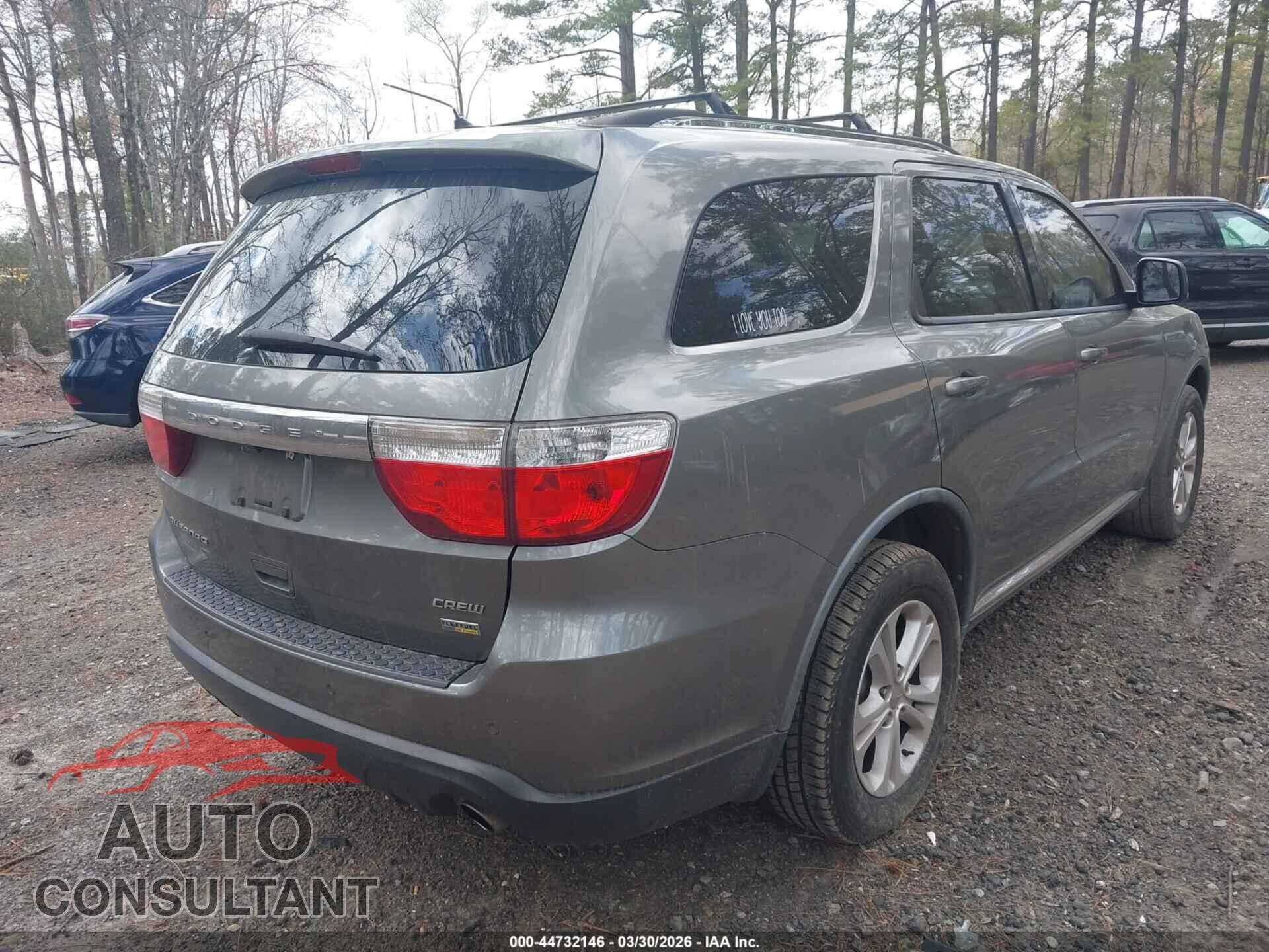DODGE DURANGO 2011 - 1D4RD4GG4BC706253