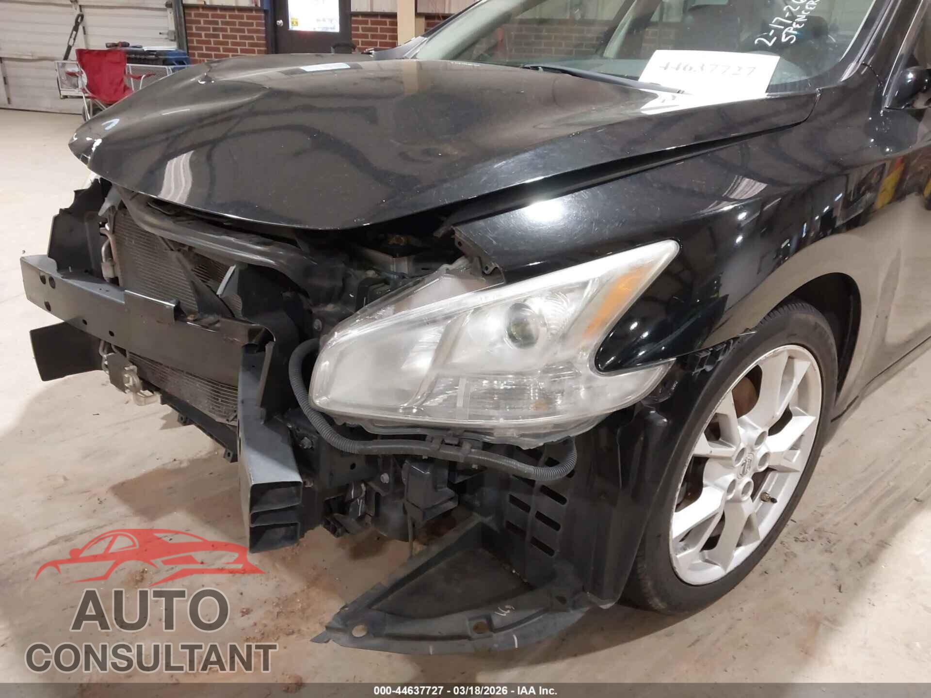 NISSAN MAXIMA 2012 - 1N4AA5AP3CC843600