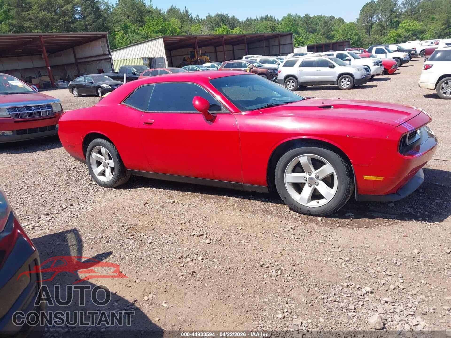 DODGE CHALLENGER 2012 - 2C3CDYAG3CH246606