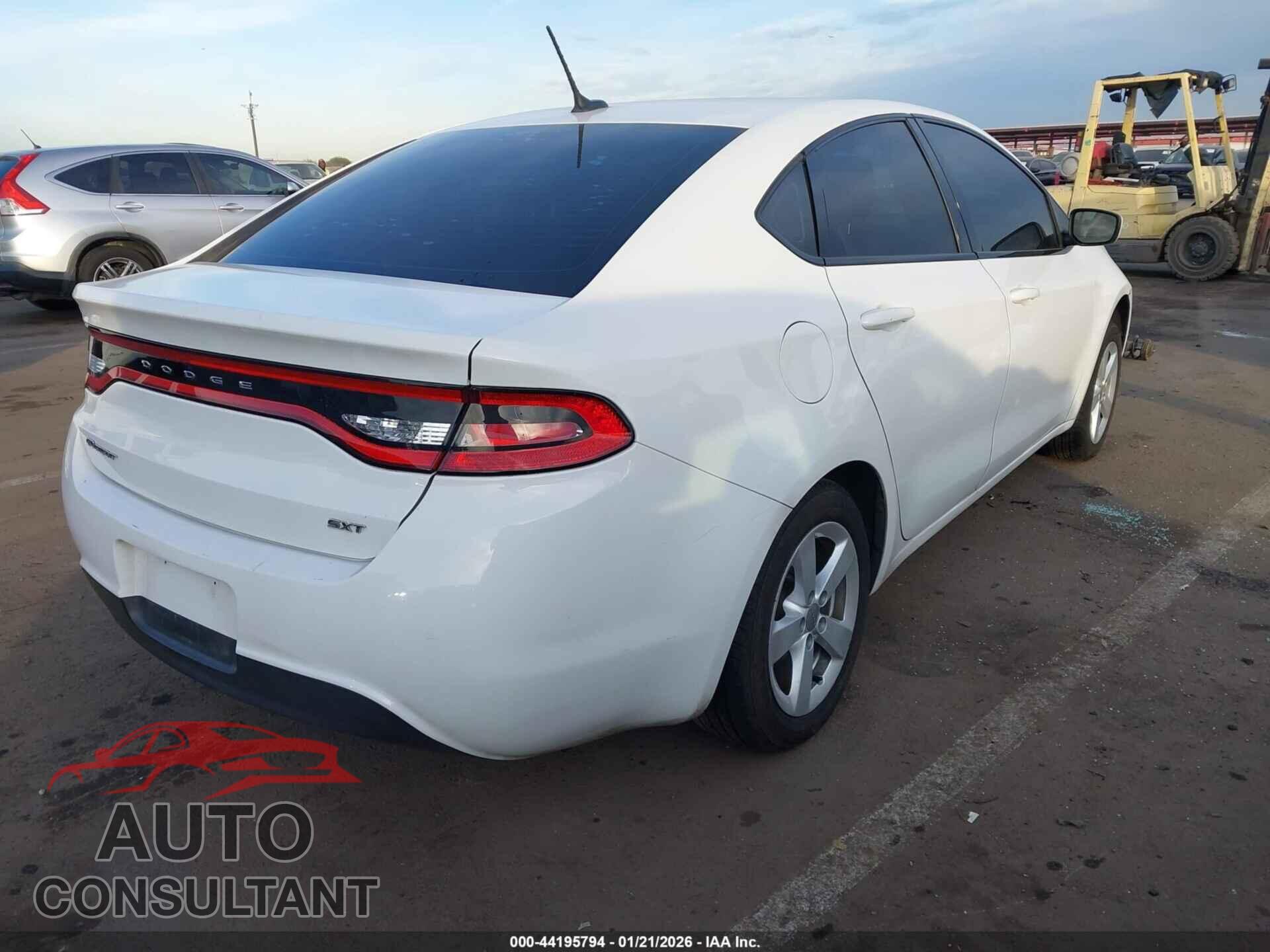 DODGE DART 2015 - 1C3CDFBB1FD314894