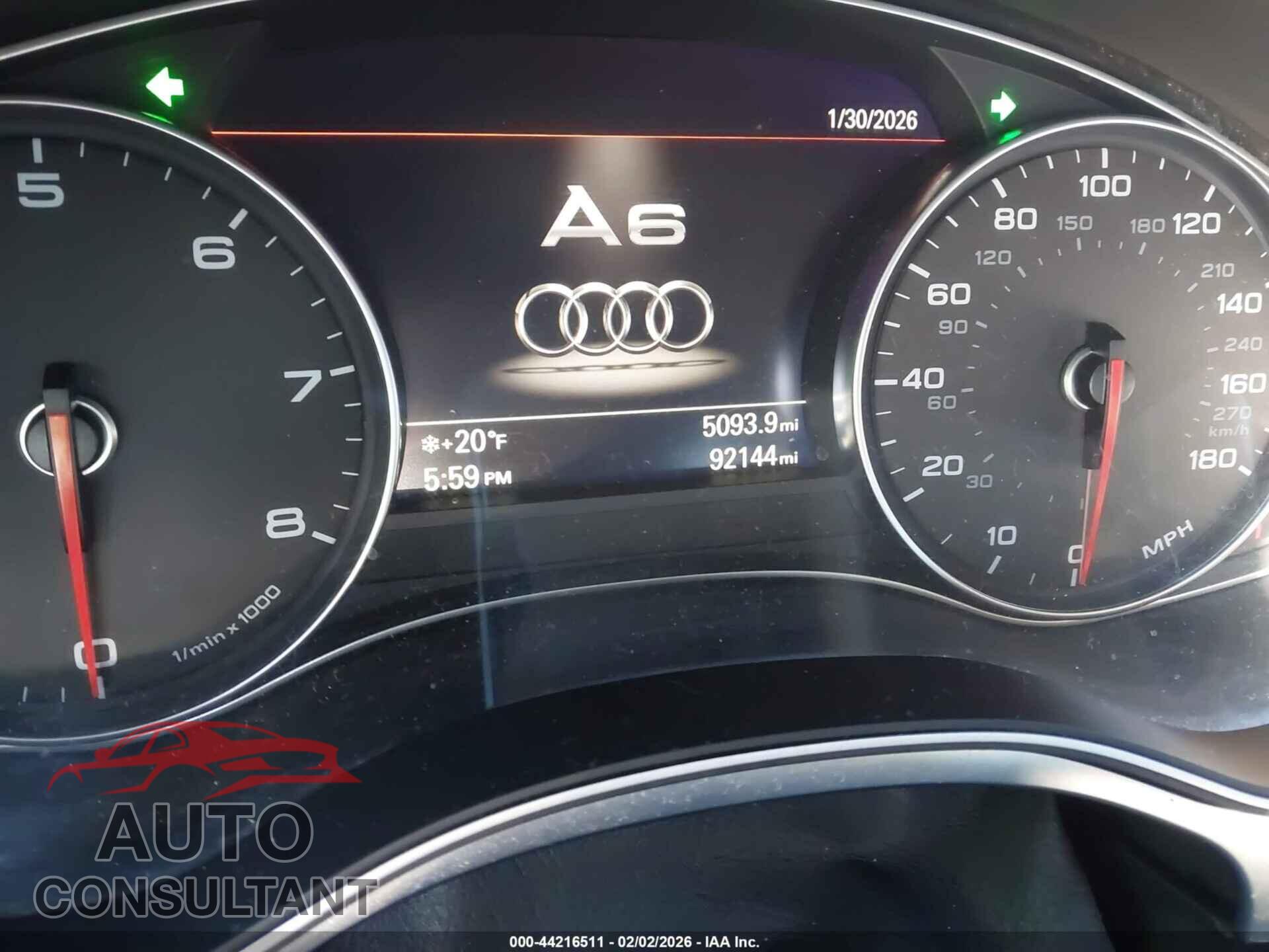 AUDI A6 2014 - WAUGFAFC2EN066481