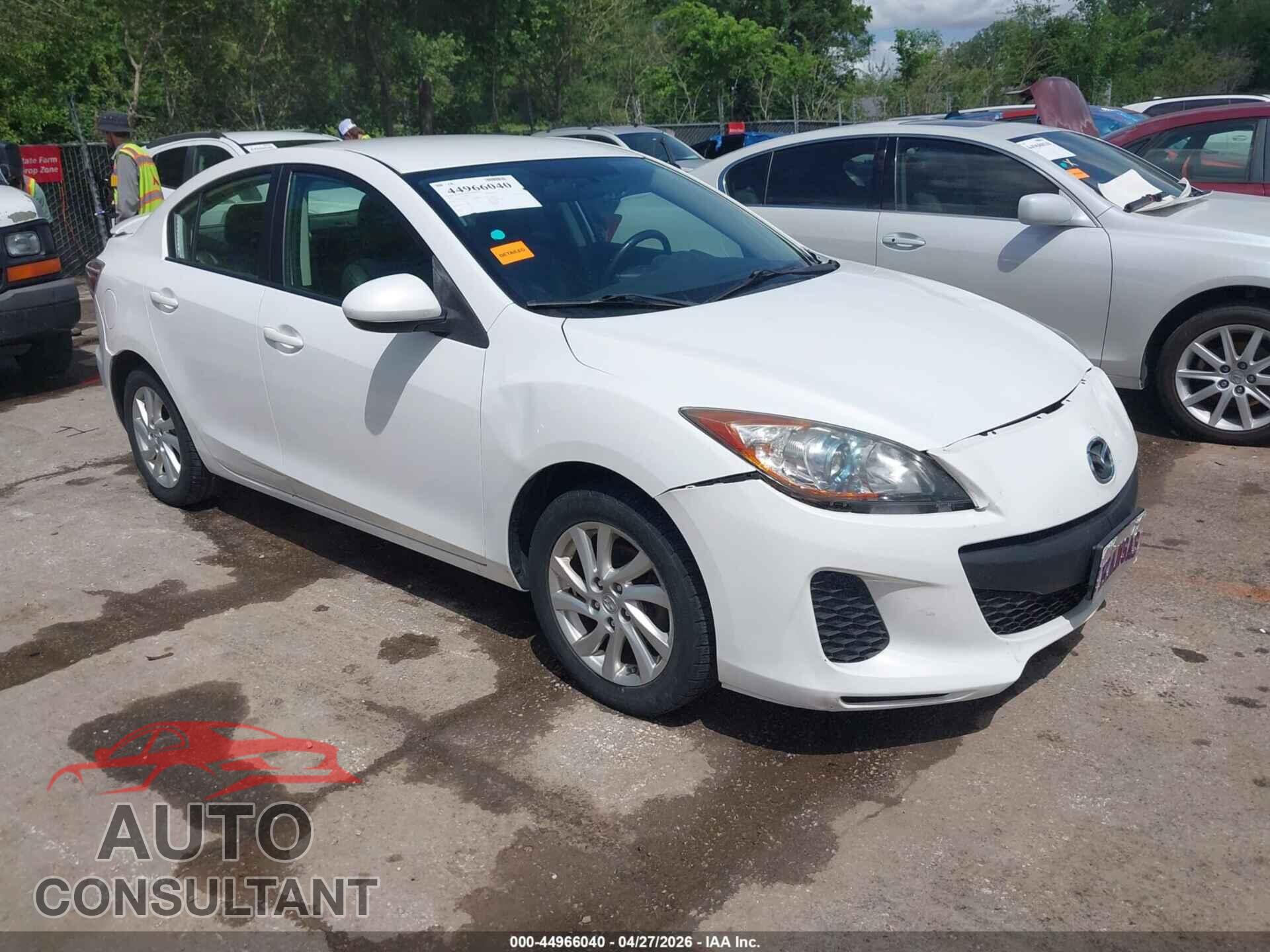 MAZDA MAZDA3 2012 - JM1BL1V87C1663259