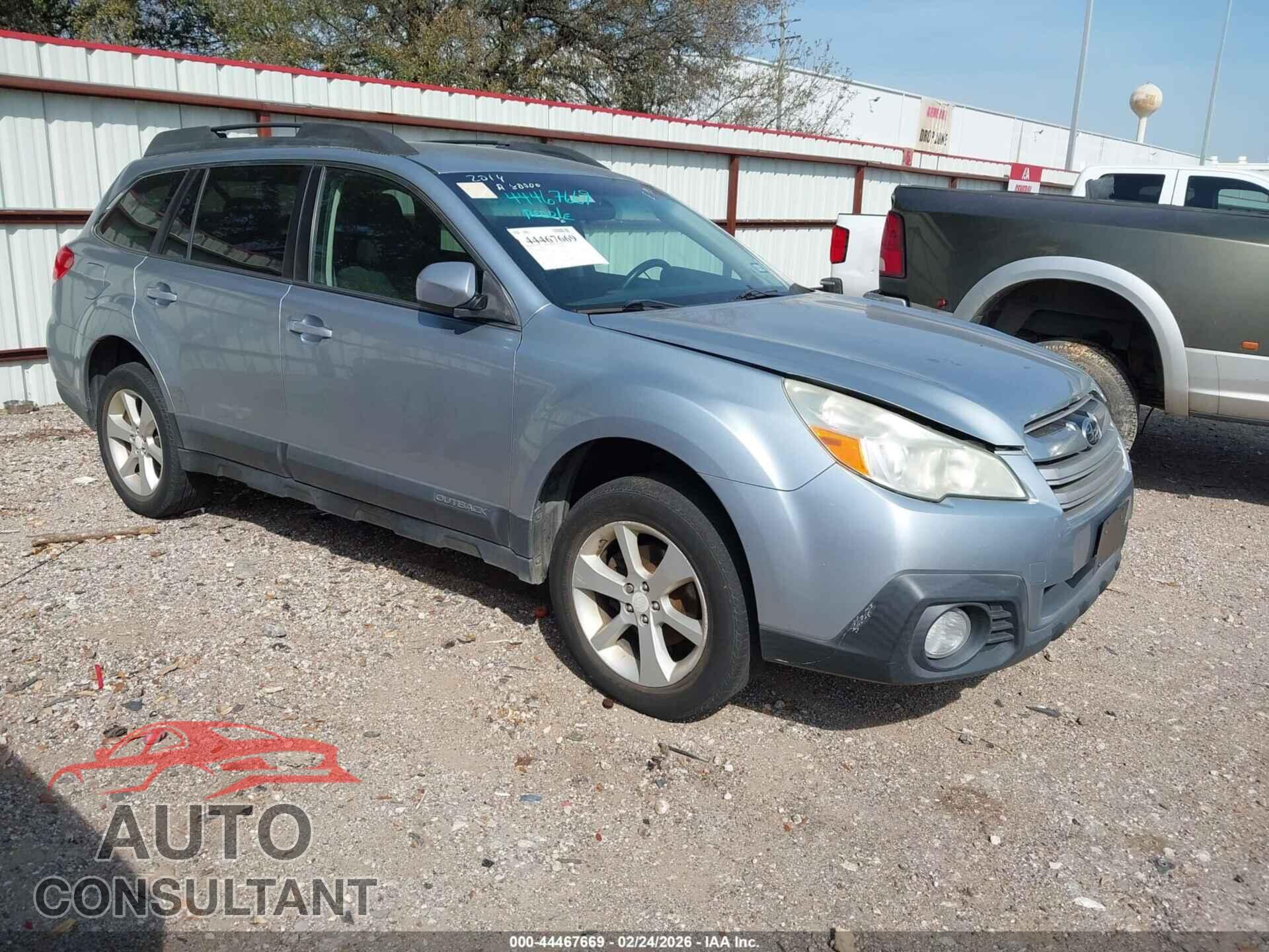 SUBARU OUTBACK 2014 - 4S4BRBCC4E3316633