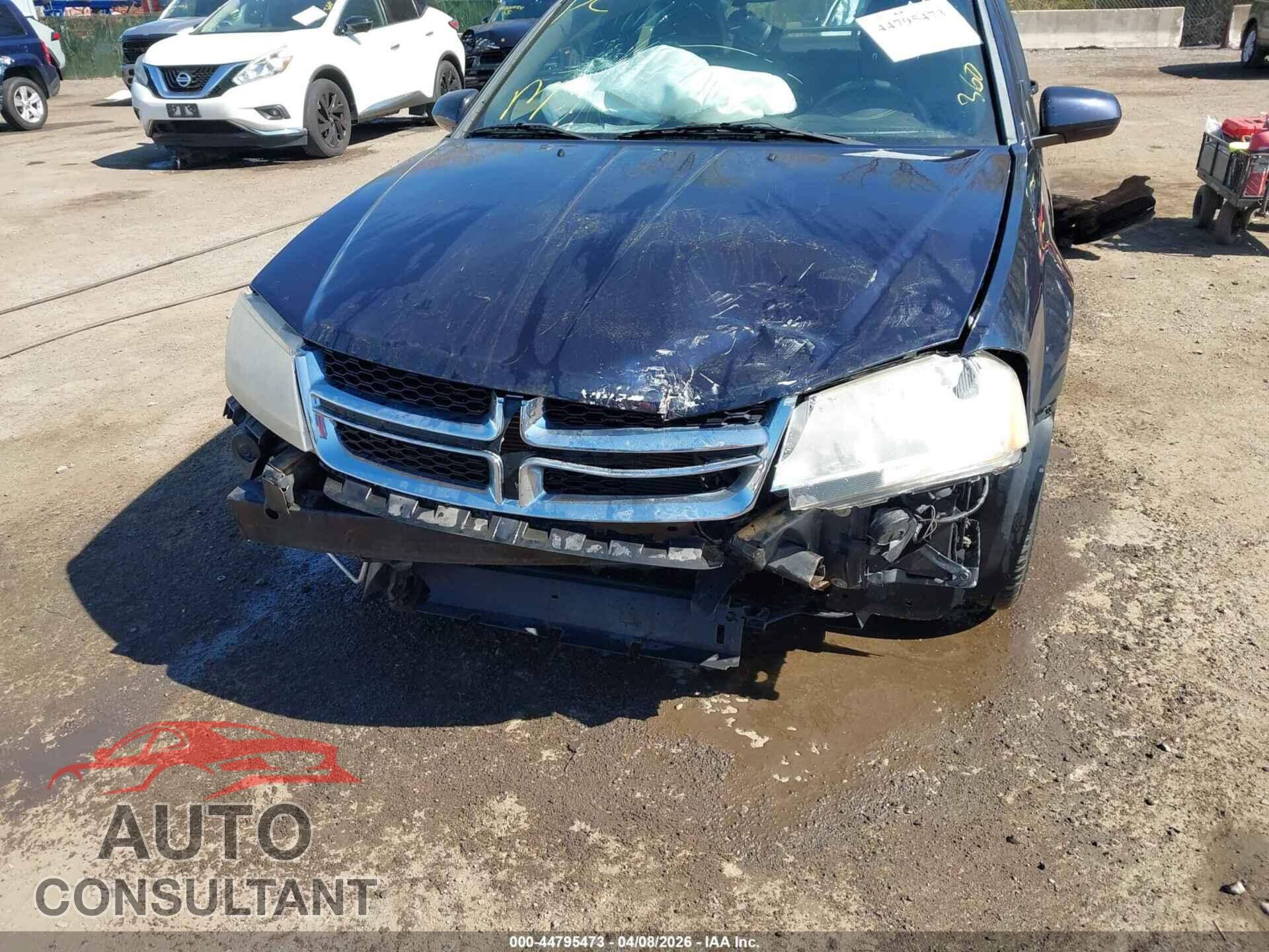 DODGE AVENGER 2012 - 1C3CDZCB7CN183203
