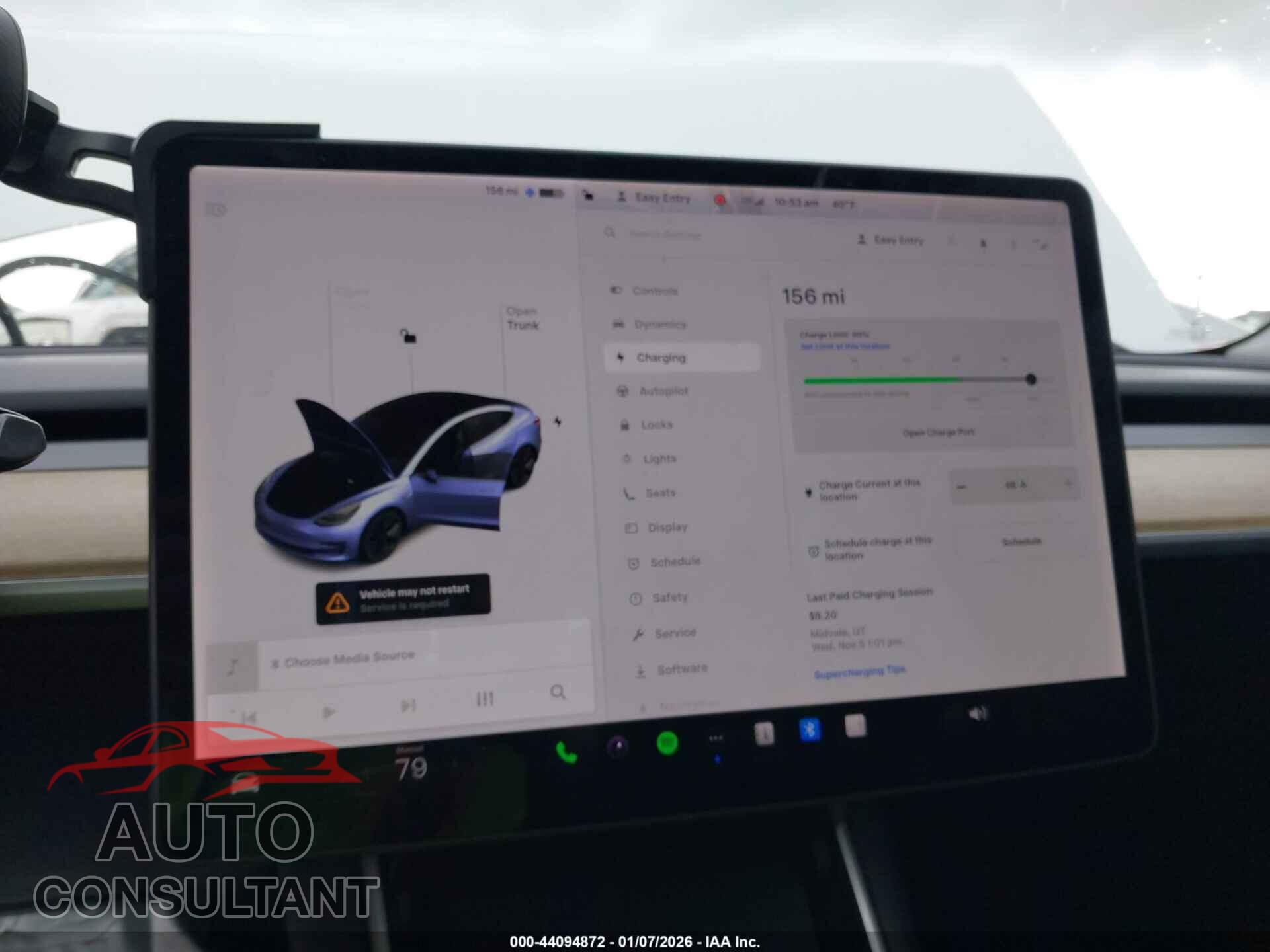 TESLA MODEL 3 2020 - 5YJ3E1EB6LF637186