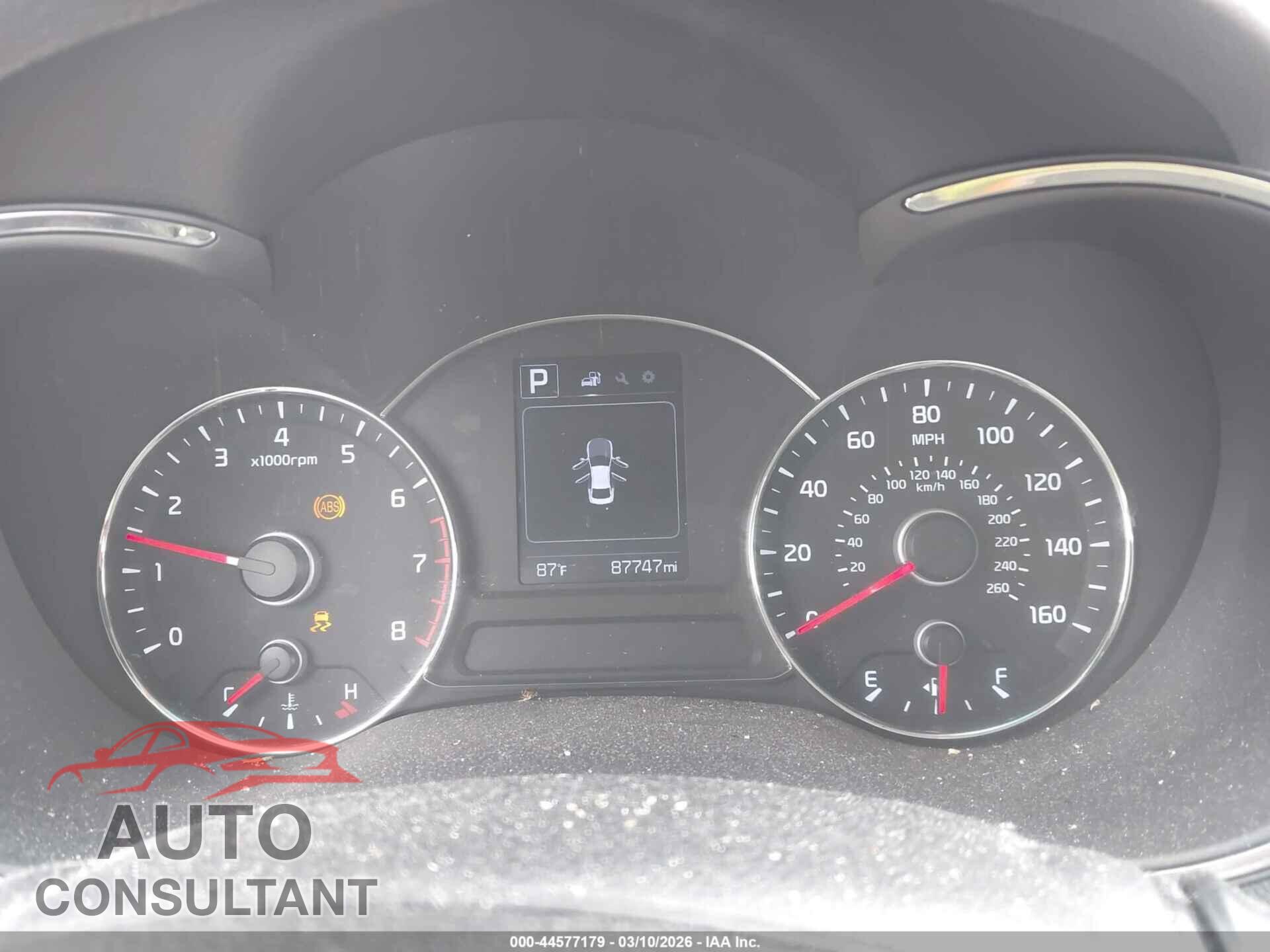 KIA FORTE 2017 - 3KPFL4A74HE123789
