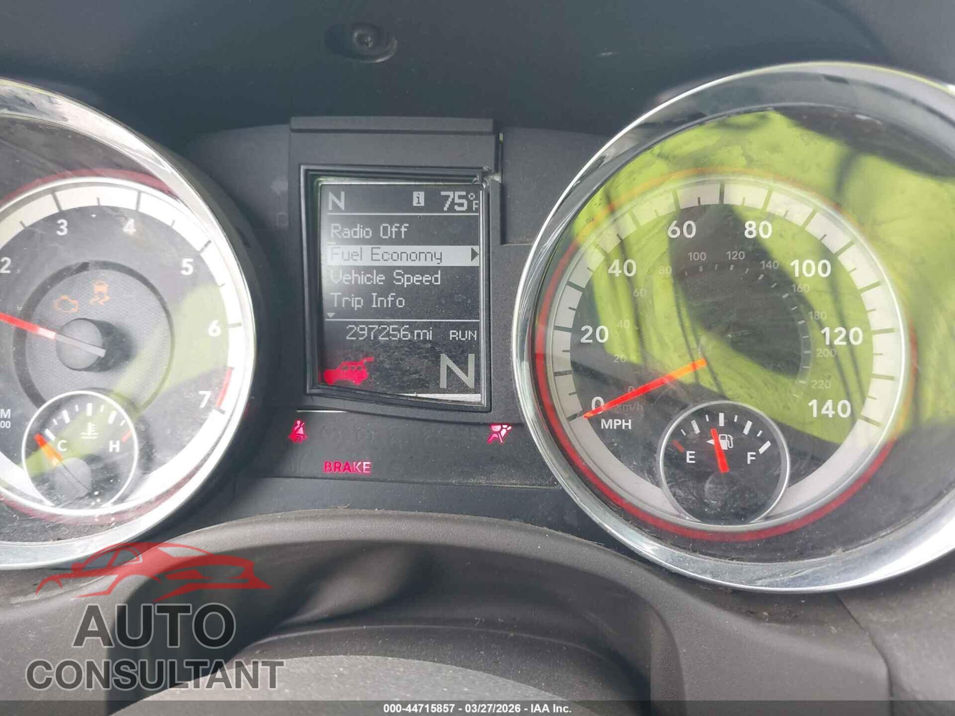 DODGE DURANGO 2011 - 1D4RD4GG7BC732202
