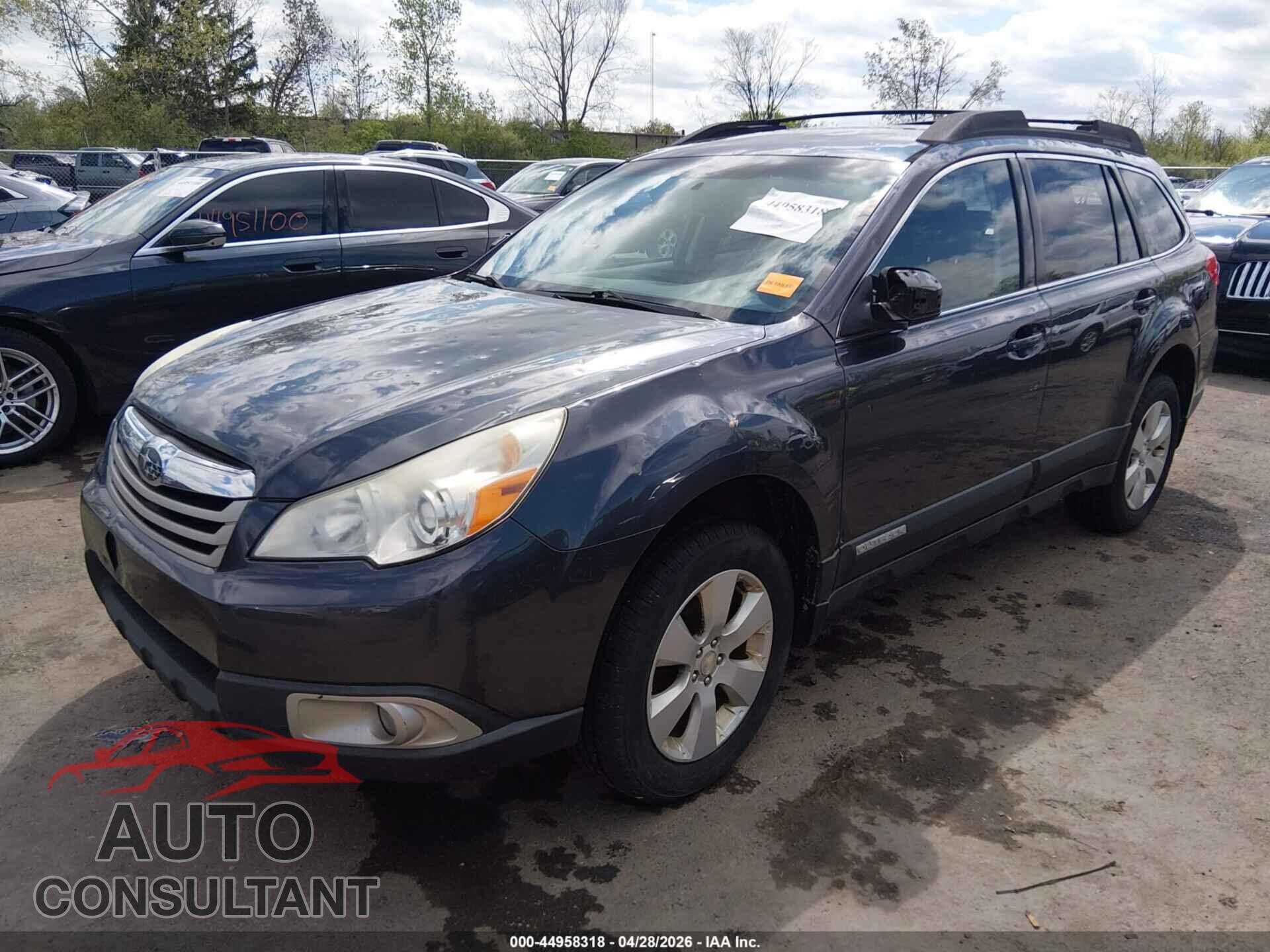 SUBARU OUTBACK 2012 - 4S4BRBCC6C3300351