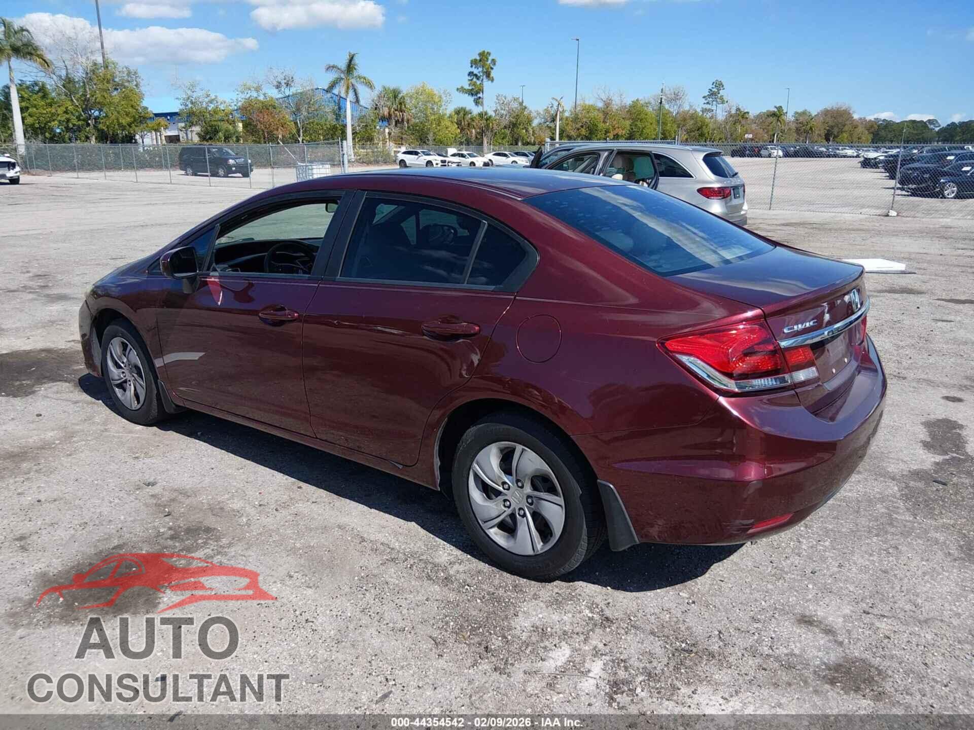 HONDA CIVIC 2014 - 19XFB2F53EE070643