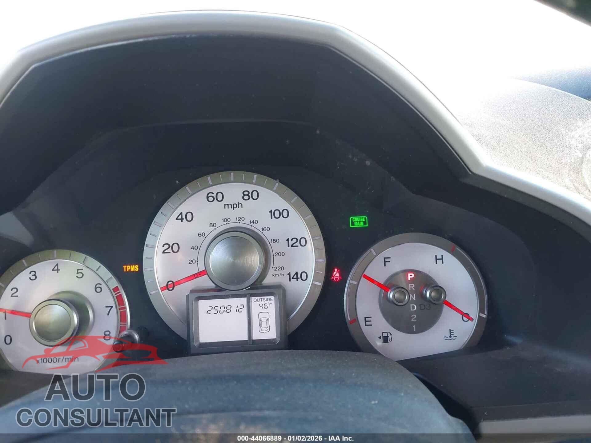 HONDA PILOT 2009 - 5FNYF38569B015247