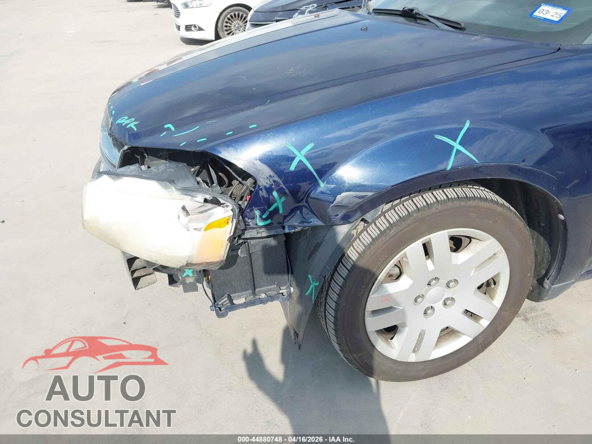 DODGE AVENGER 2013 - 1C3CDZAB1DN616454