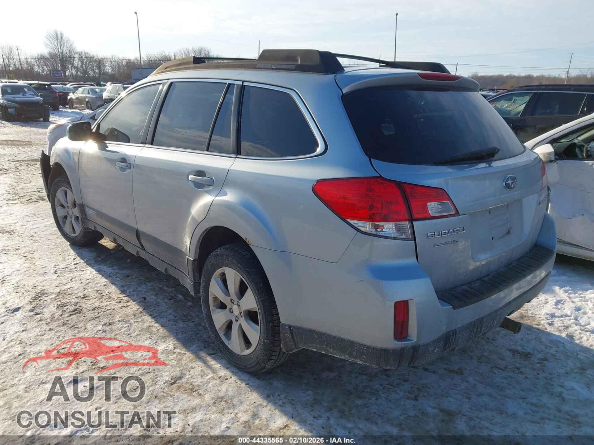 SUBARU OUTBACK 2012 - 4S4BRCCC4C3285337