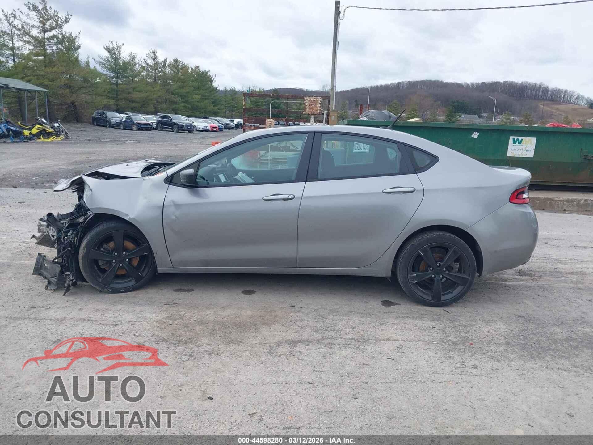 DODGE DART 2016 - 1C3CDFBB3GD100040