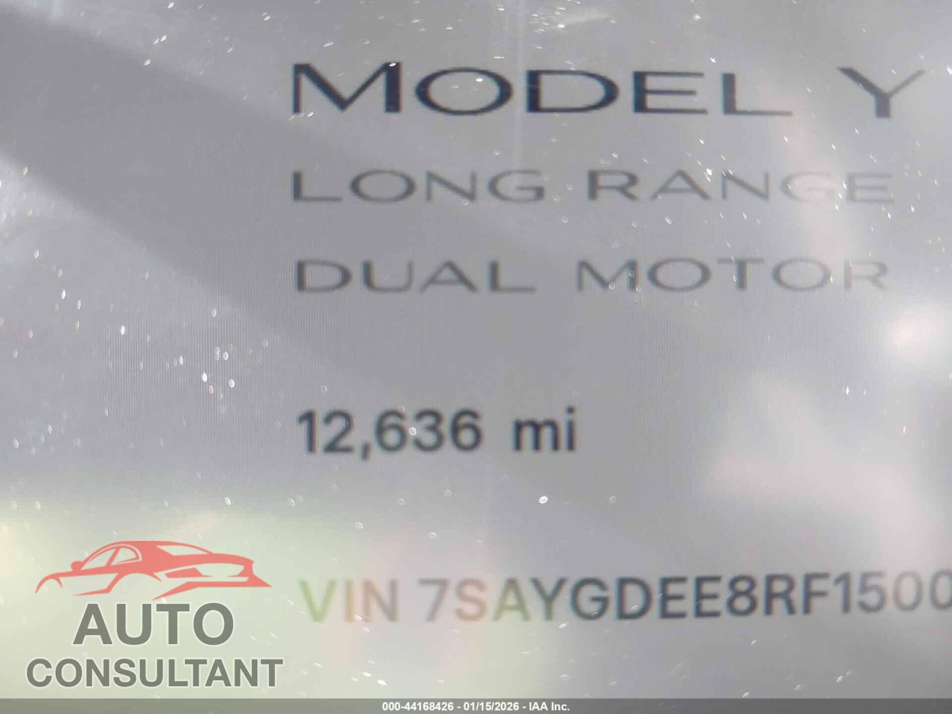 TESLA MODEL Y 2024 - 7SAYGDEE8RF150014