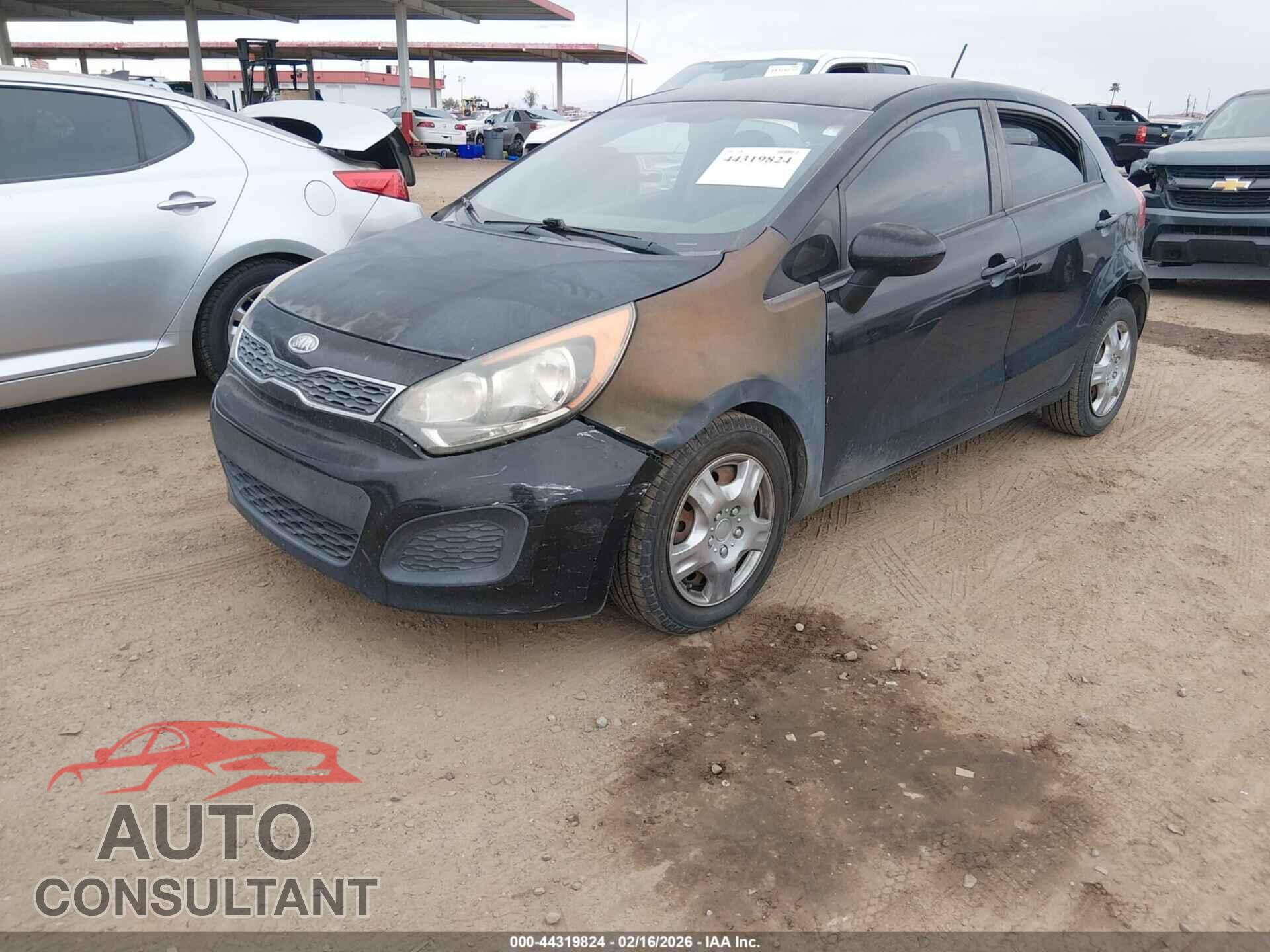 KIA RIO5 2012 - KNADN5A3XC6009974
