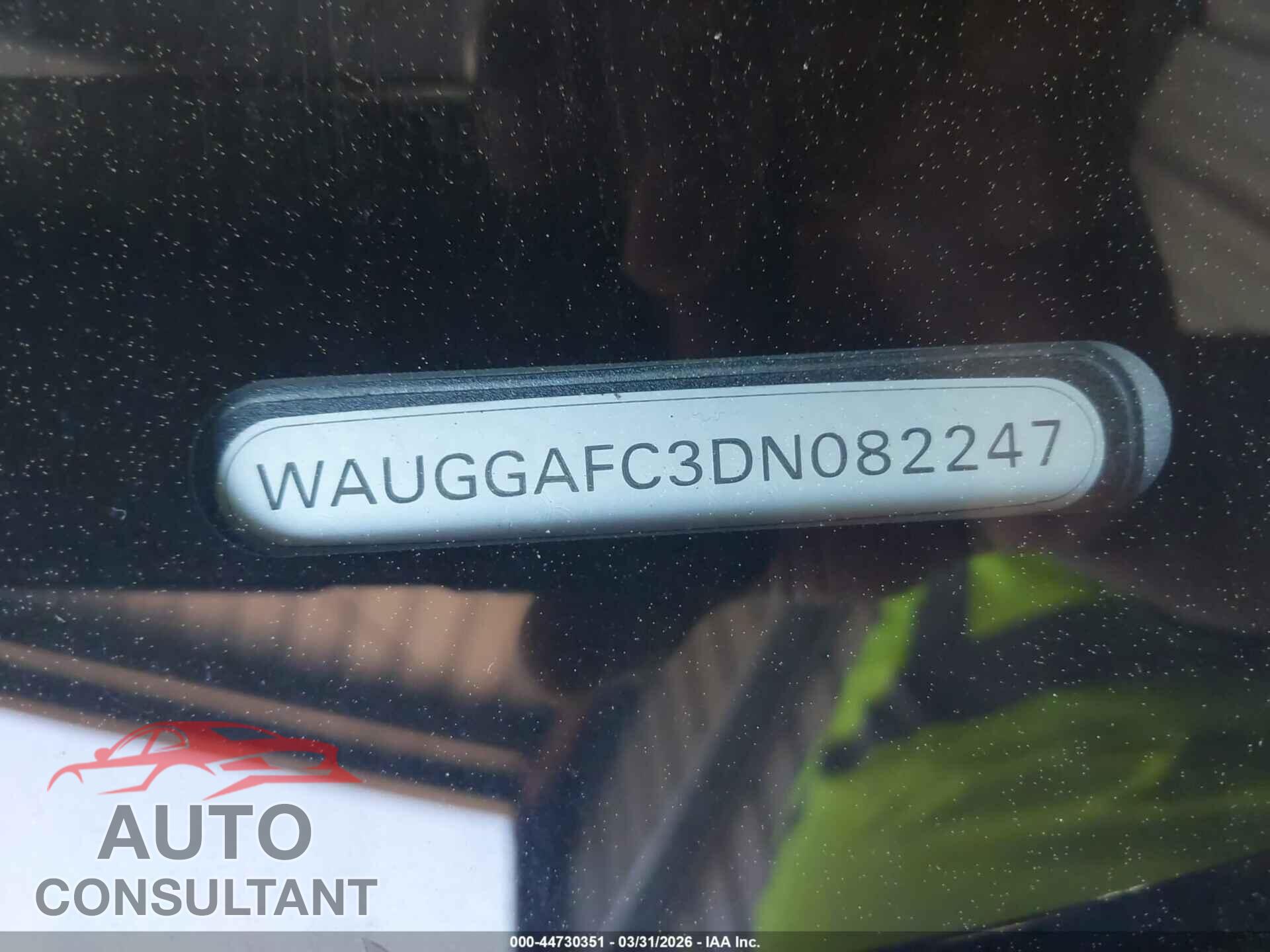 AUDI A6 2013 - WAUGGAFC3DN082247