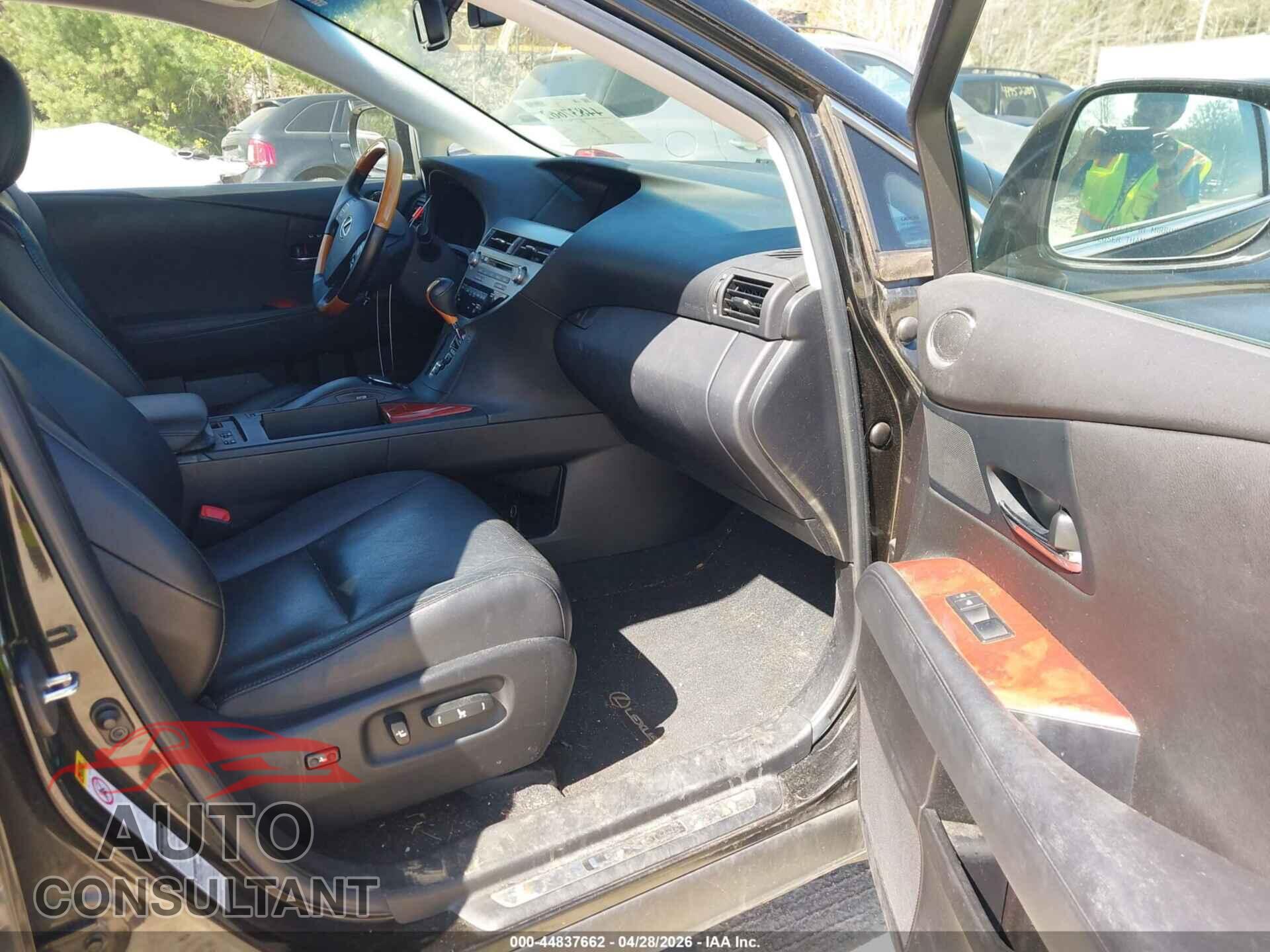LEXUS RX 350 2011 - 2T2BK1BA3BC116957