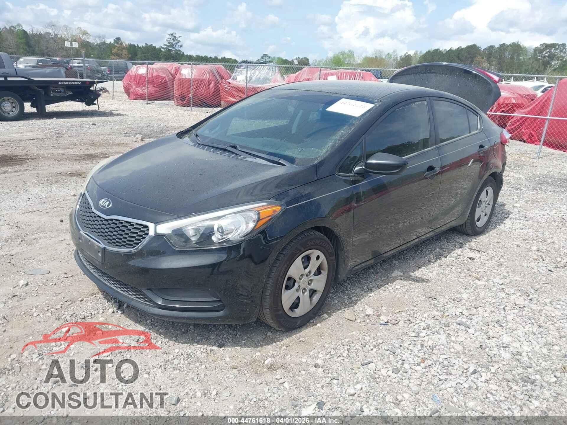 KIA FORTE 2015 - KNAFK4A69F5409802