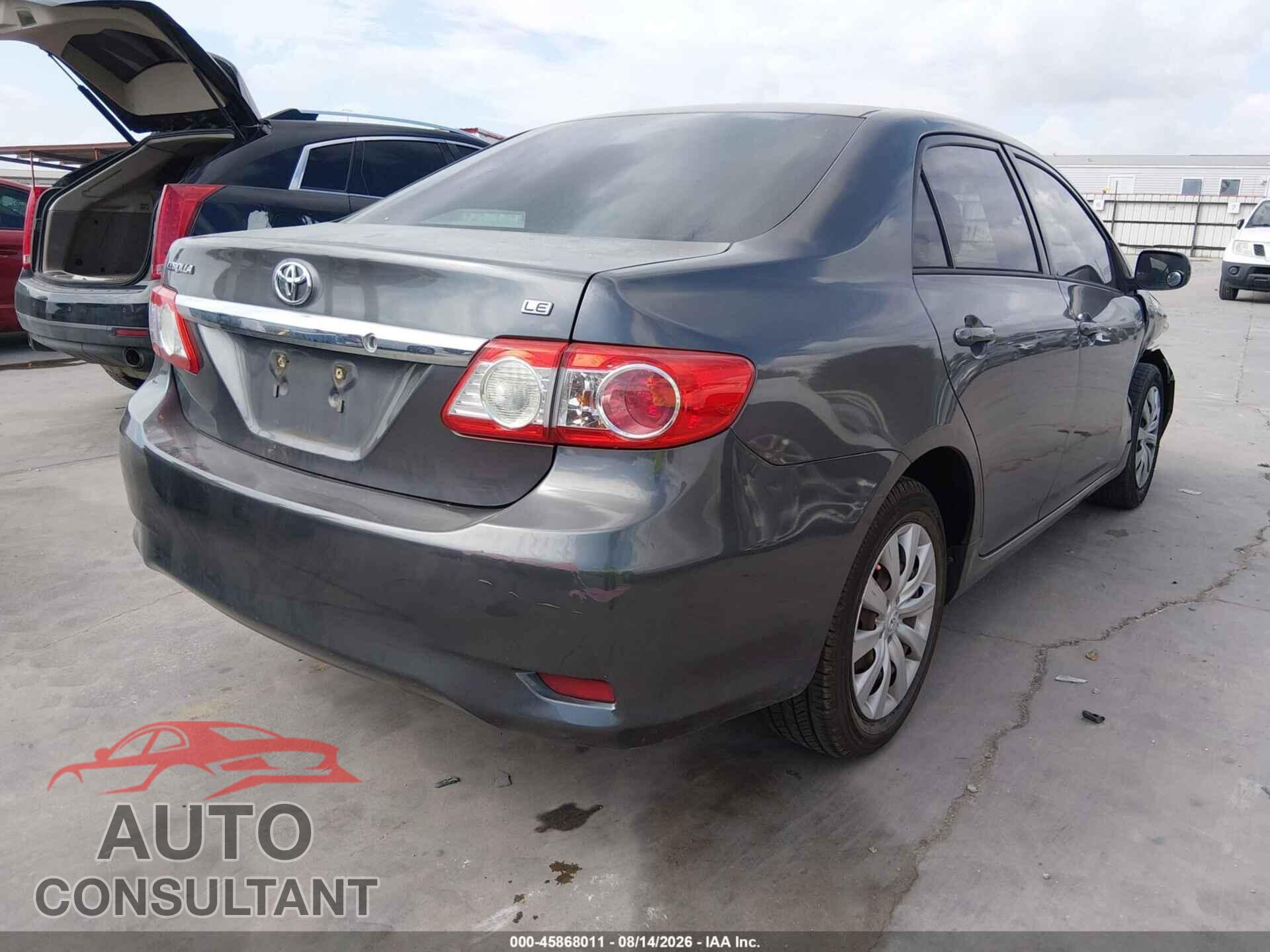 TOYOTA COROLLA 2012 - 5YFBU4EE4CP062827