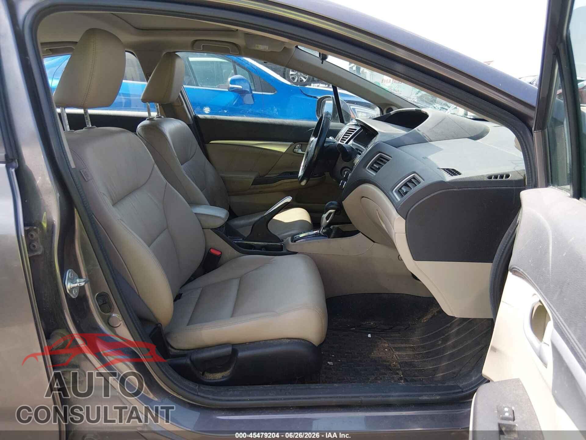 HONDA CIVIC 2013 - 19XFB2F92DE064172