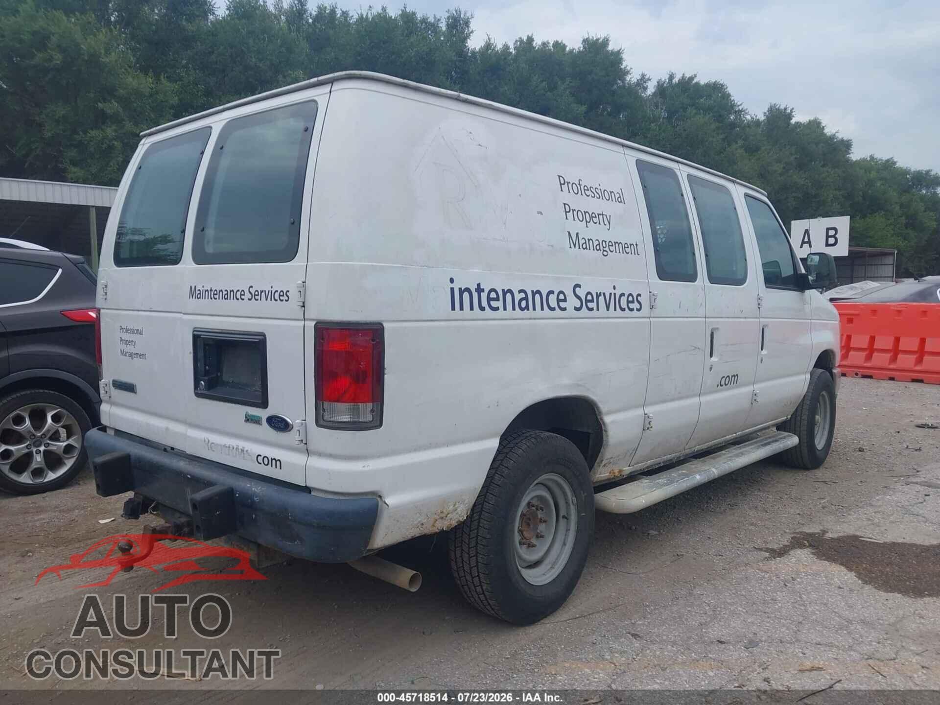 FORD E-250 2009 - 1FTNE24W49DA48477
