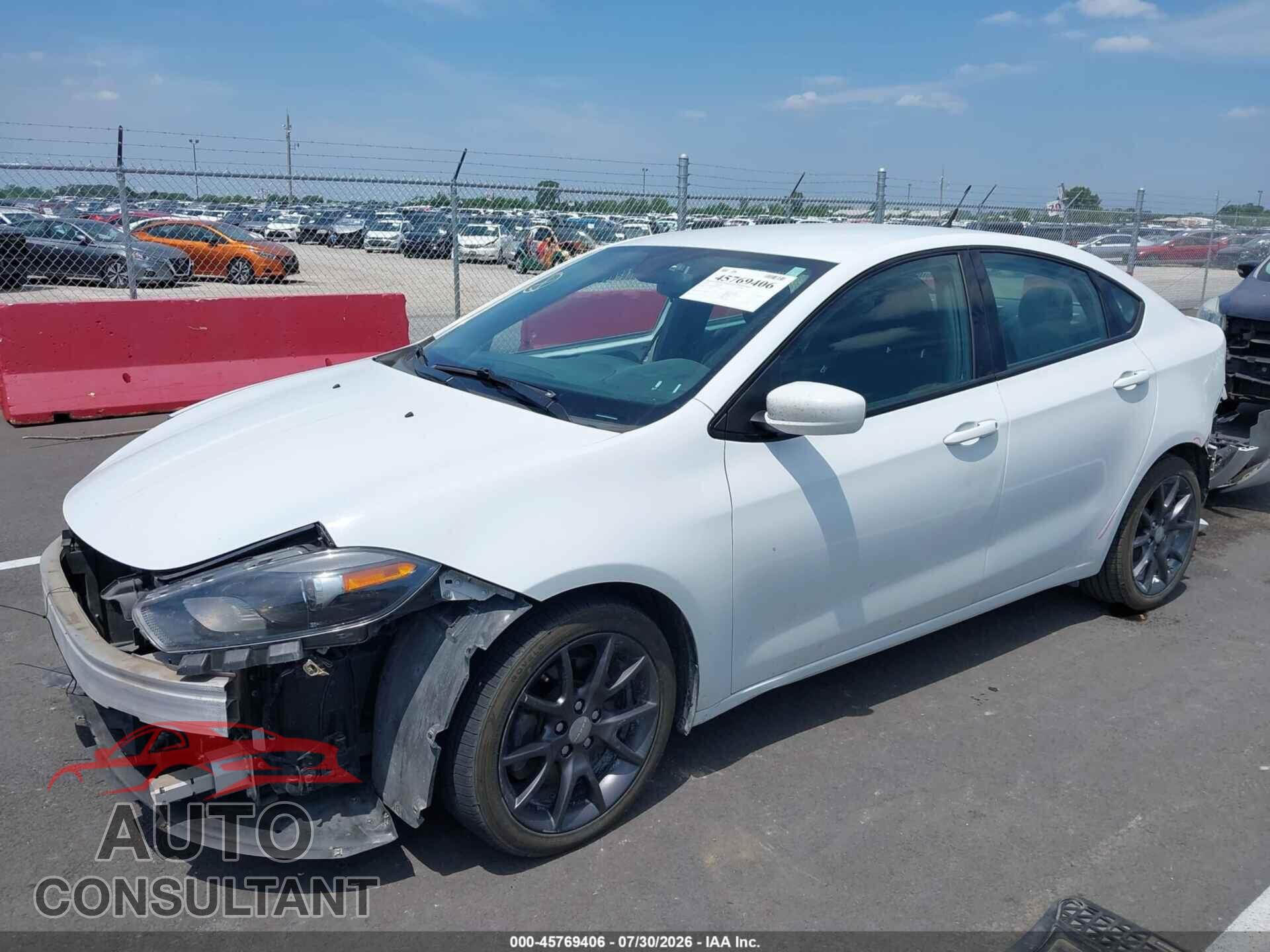 DODGE DART 2015 - 1C3CDFAA7FD421215