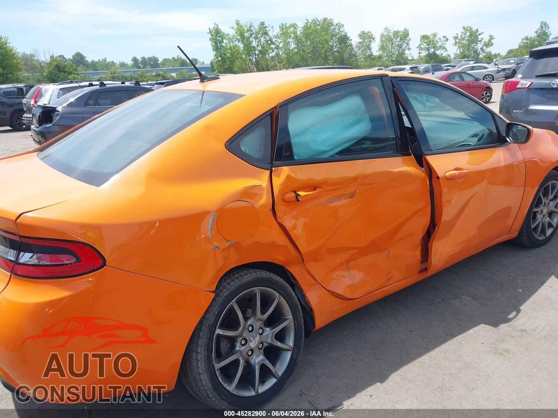 DODGE DART 2014 - 1C3CDFBB7ED858024