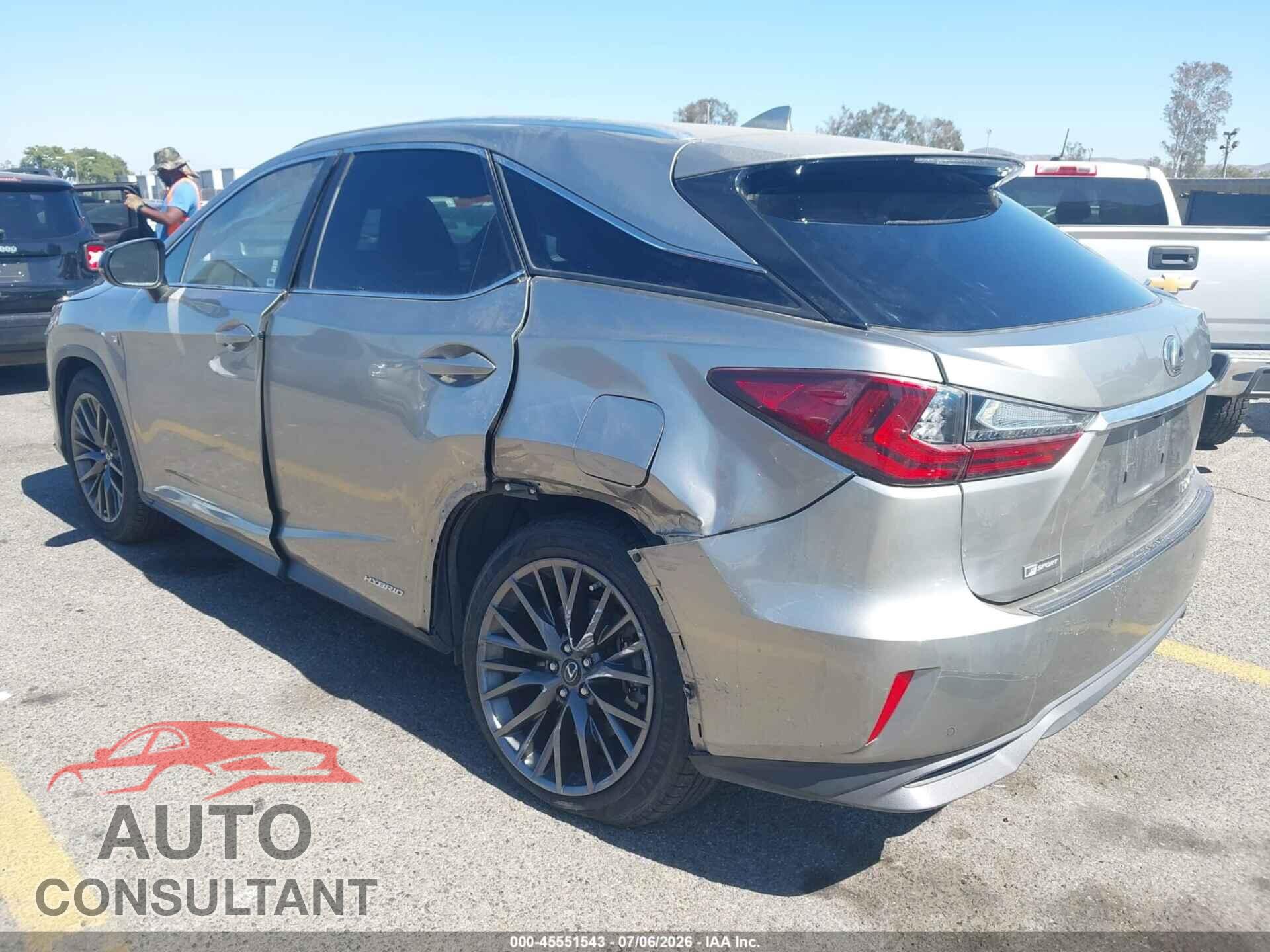 LEXUS RX 2019 - 2T2BGMCA2KC037586