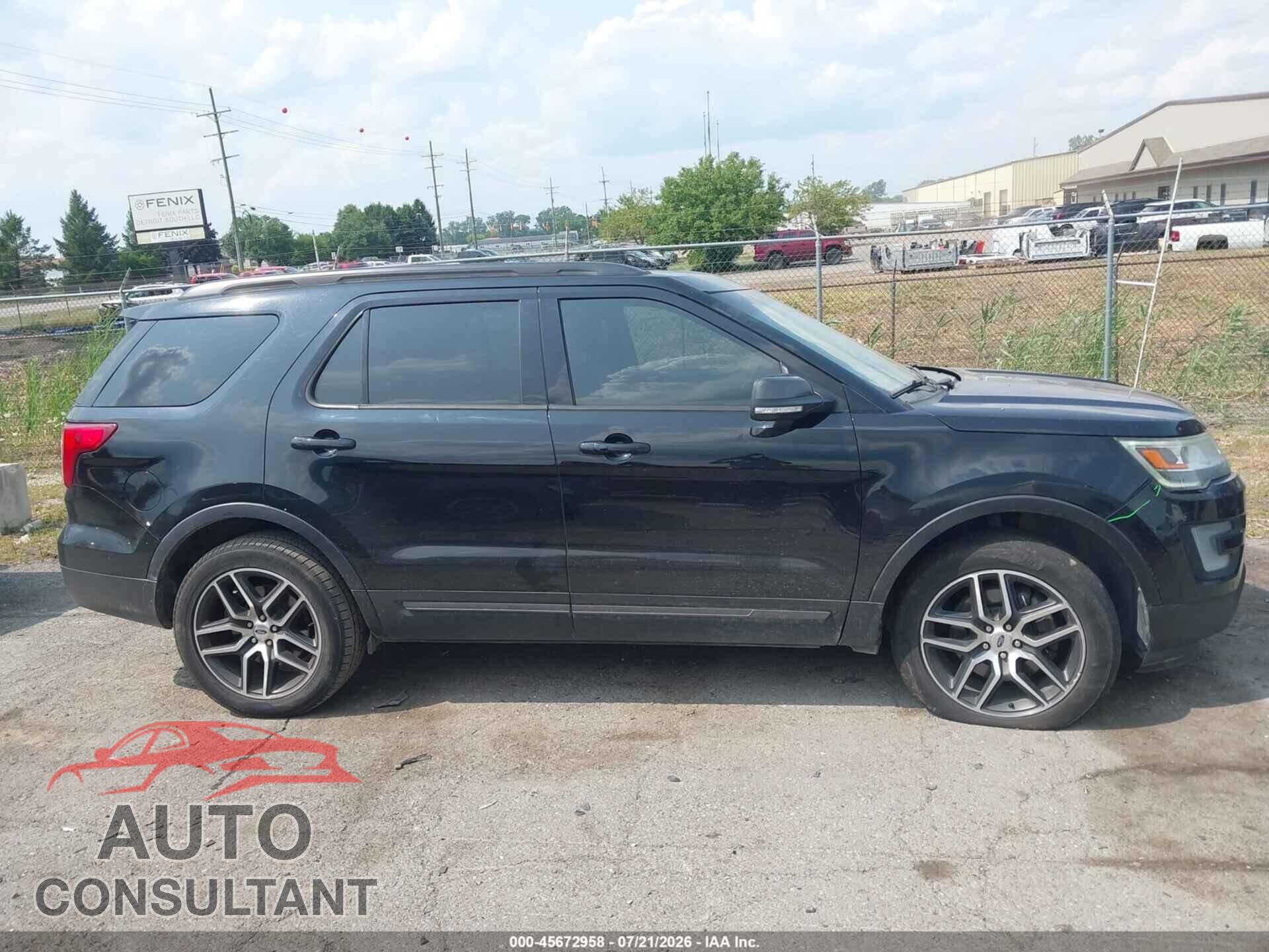 FORD EXPLORER 2017 - 1FM5K8D89HGA10071