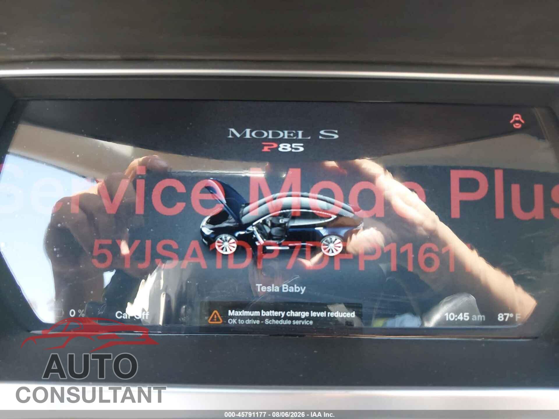TESLA MODEL S 2013 - 5YJSA1DP7DFP11611