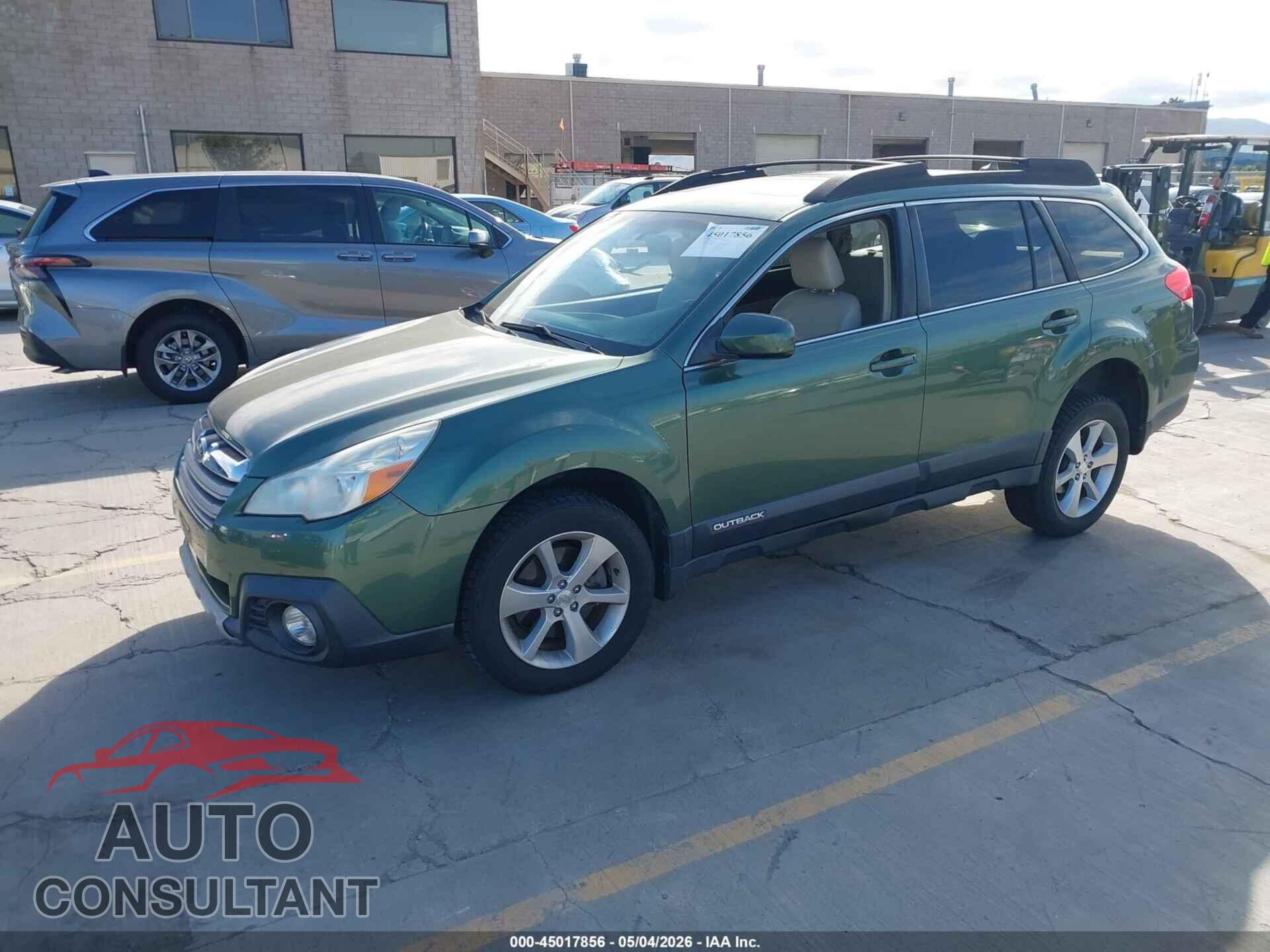 SUBARU OUTBACK 2013 - 4S4BRDPC4D2233780