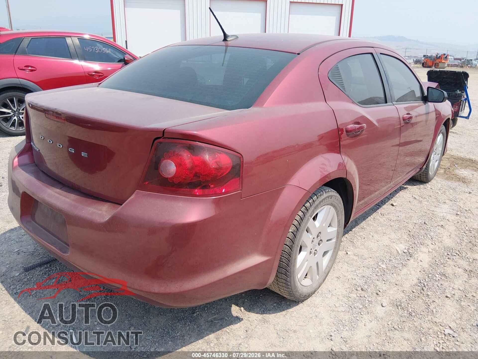 DODGE AVENGER 2014 - 1C3CDZAG2EN217758