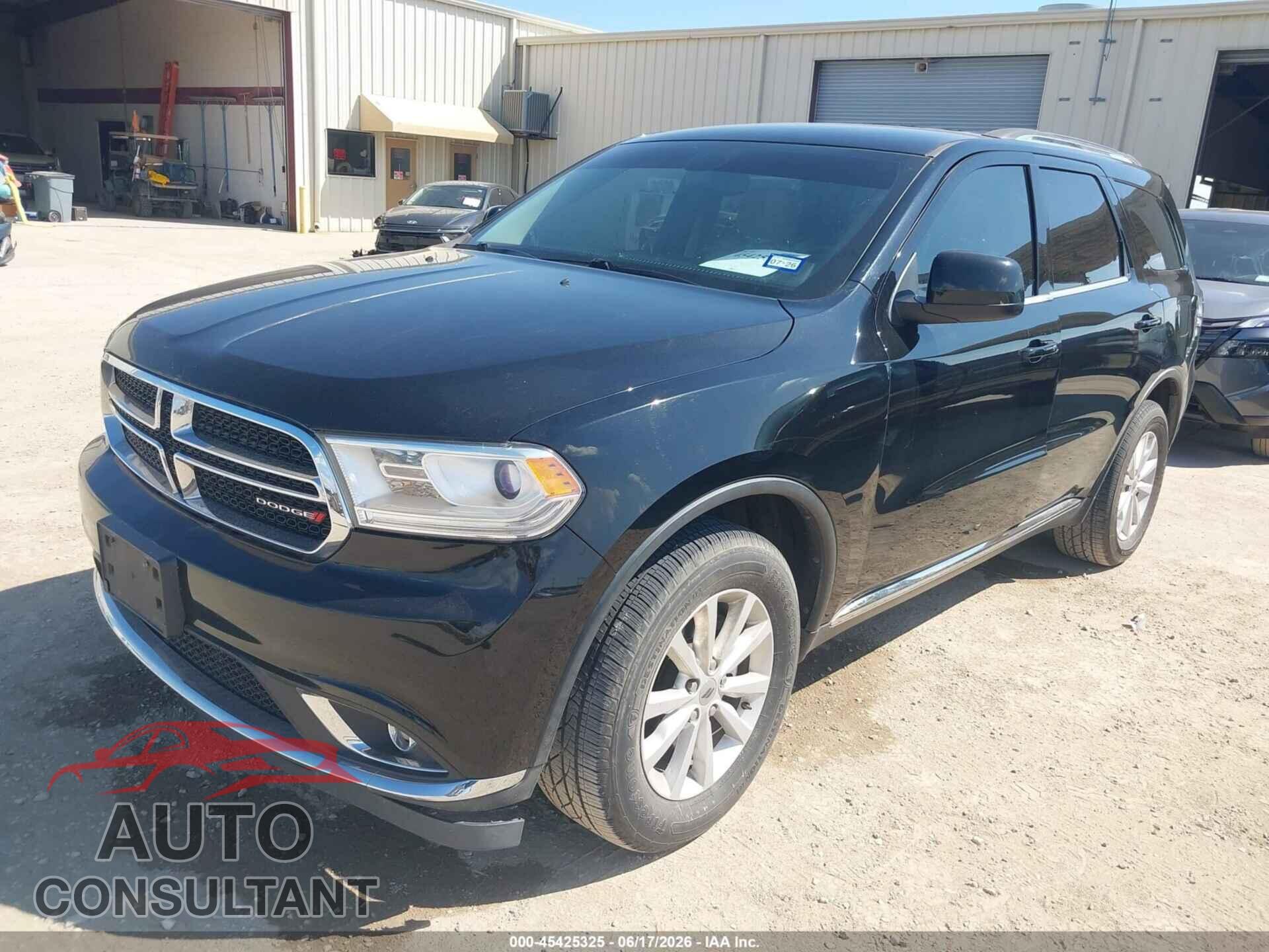 DODGE DURANGO 2019 - 1C4RDJAG2KC744455