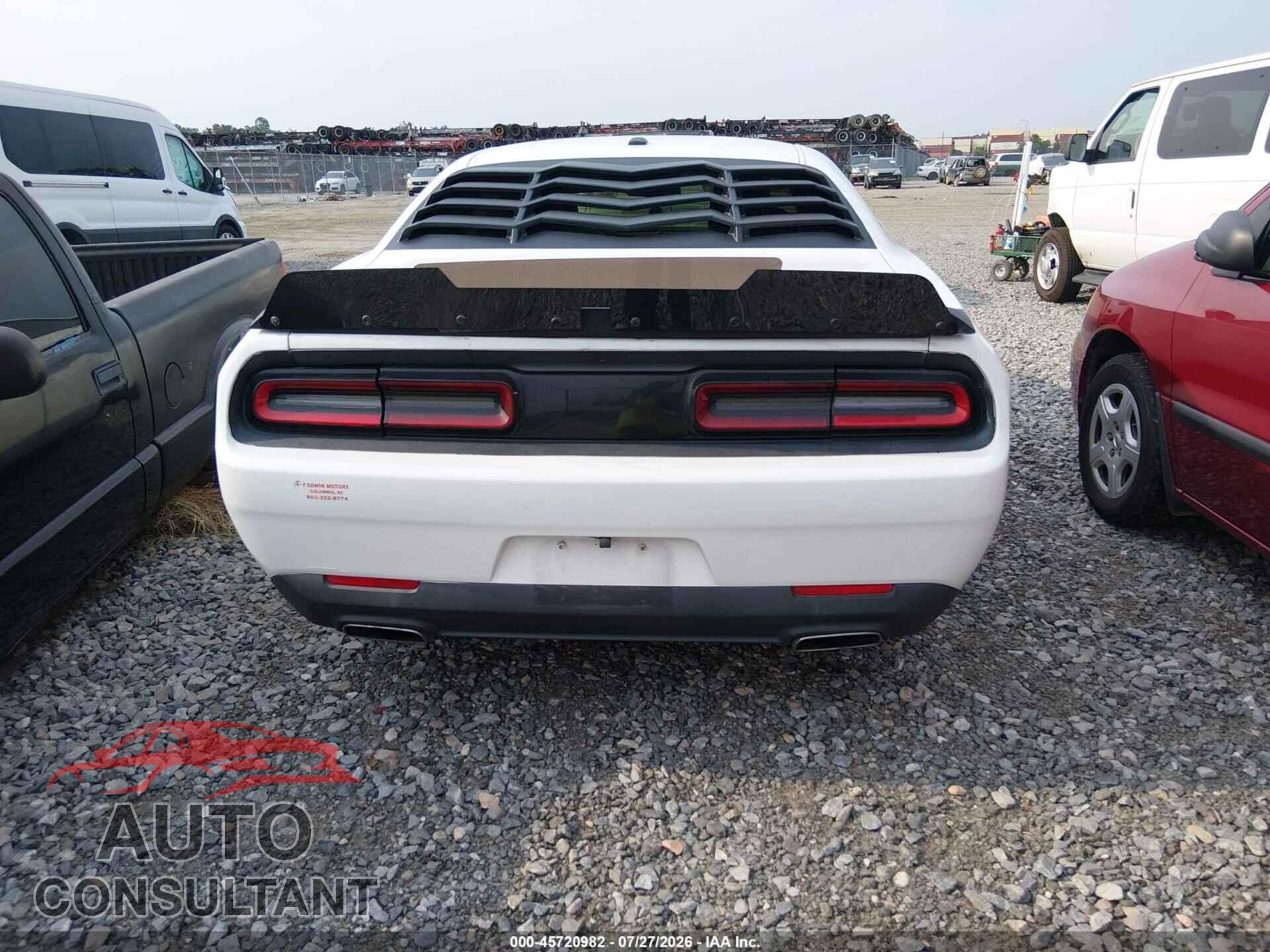 DODGE CHALLENGER 2017 - 2C3CDZAG9HH568888
