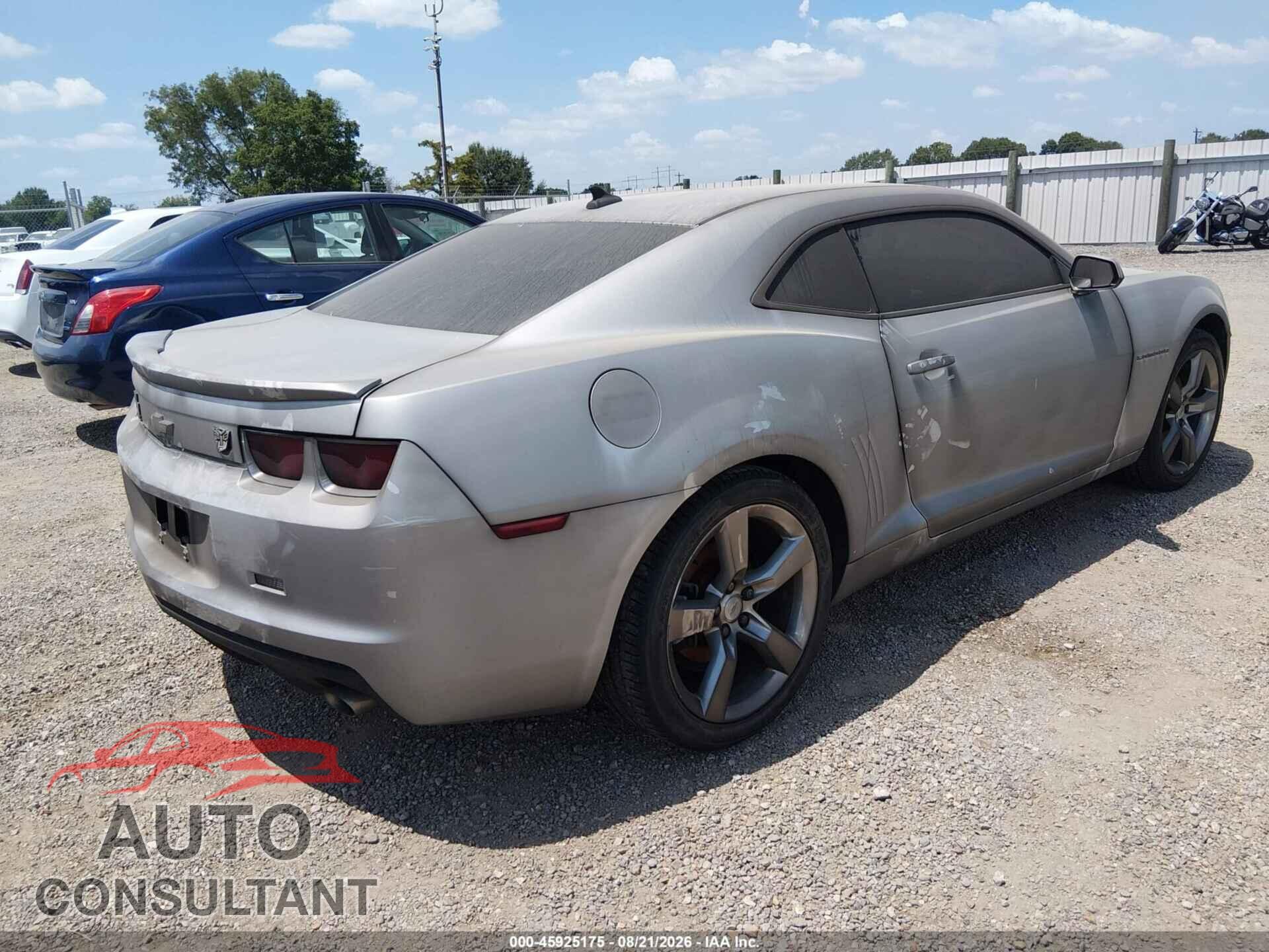 CHEVROLET CAMARO 2012 - 2G1FA1E39C9177522