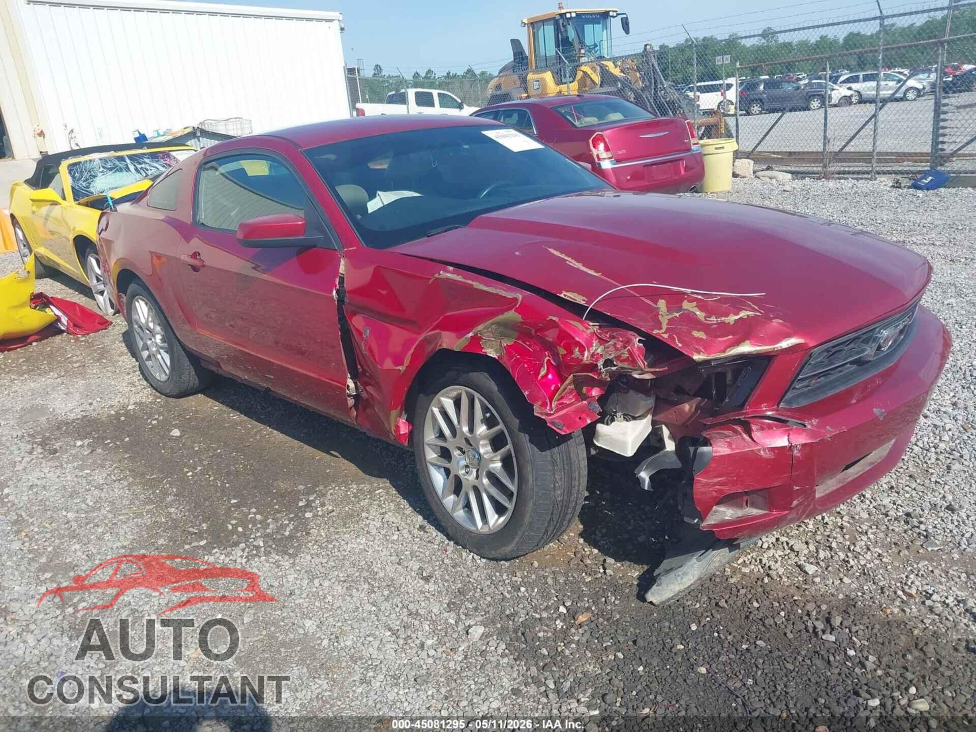 FORD MUSTANG 2012 - 1ZVBP8AM8C5223086