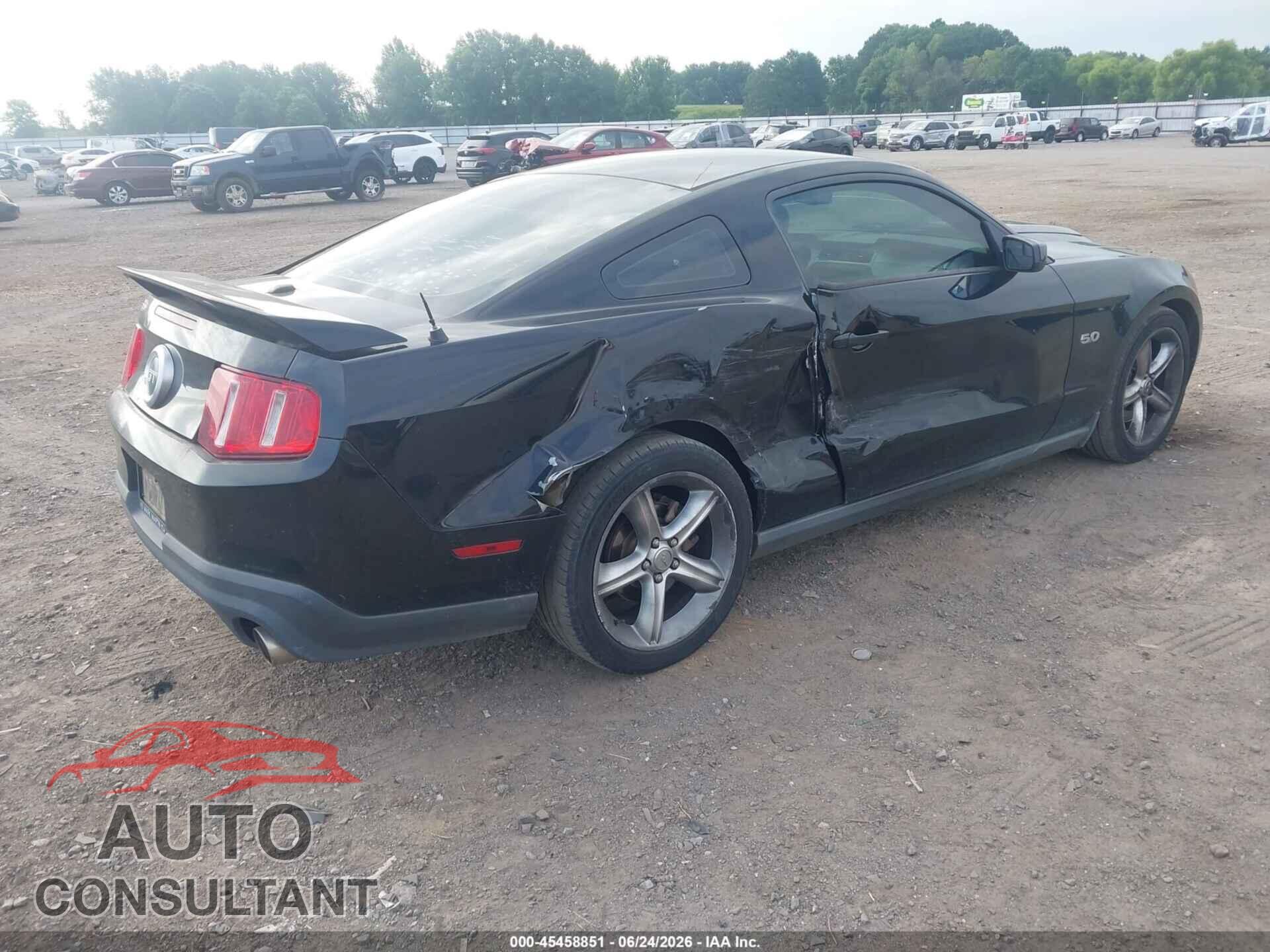 FORD MUSTANG 2011 - 1ZVBP8CF9B5124712