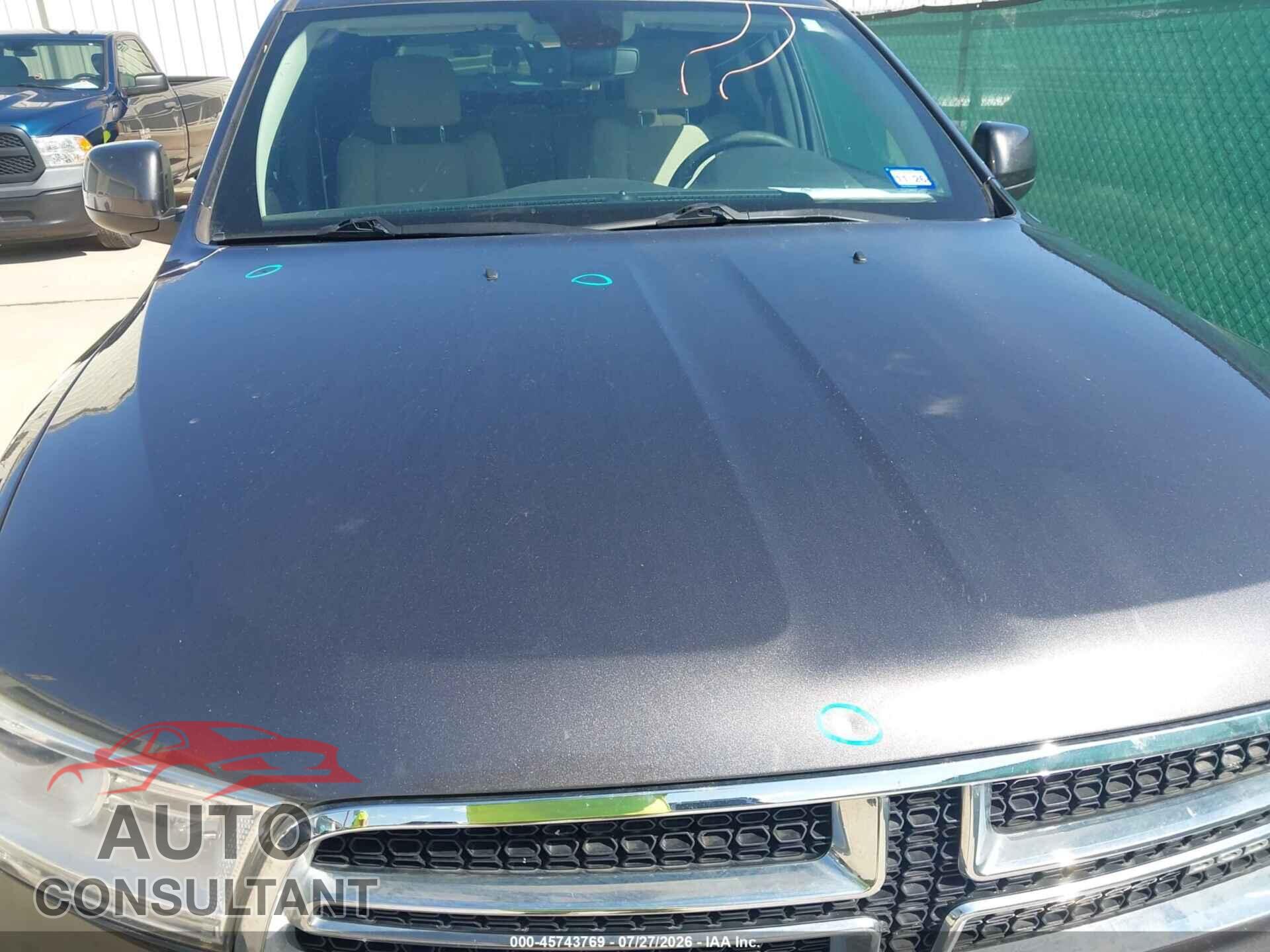 DODGE DURANGO 2019 - 1C4RDJAG7KC844633
