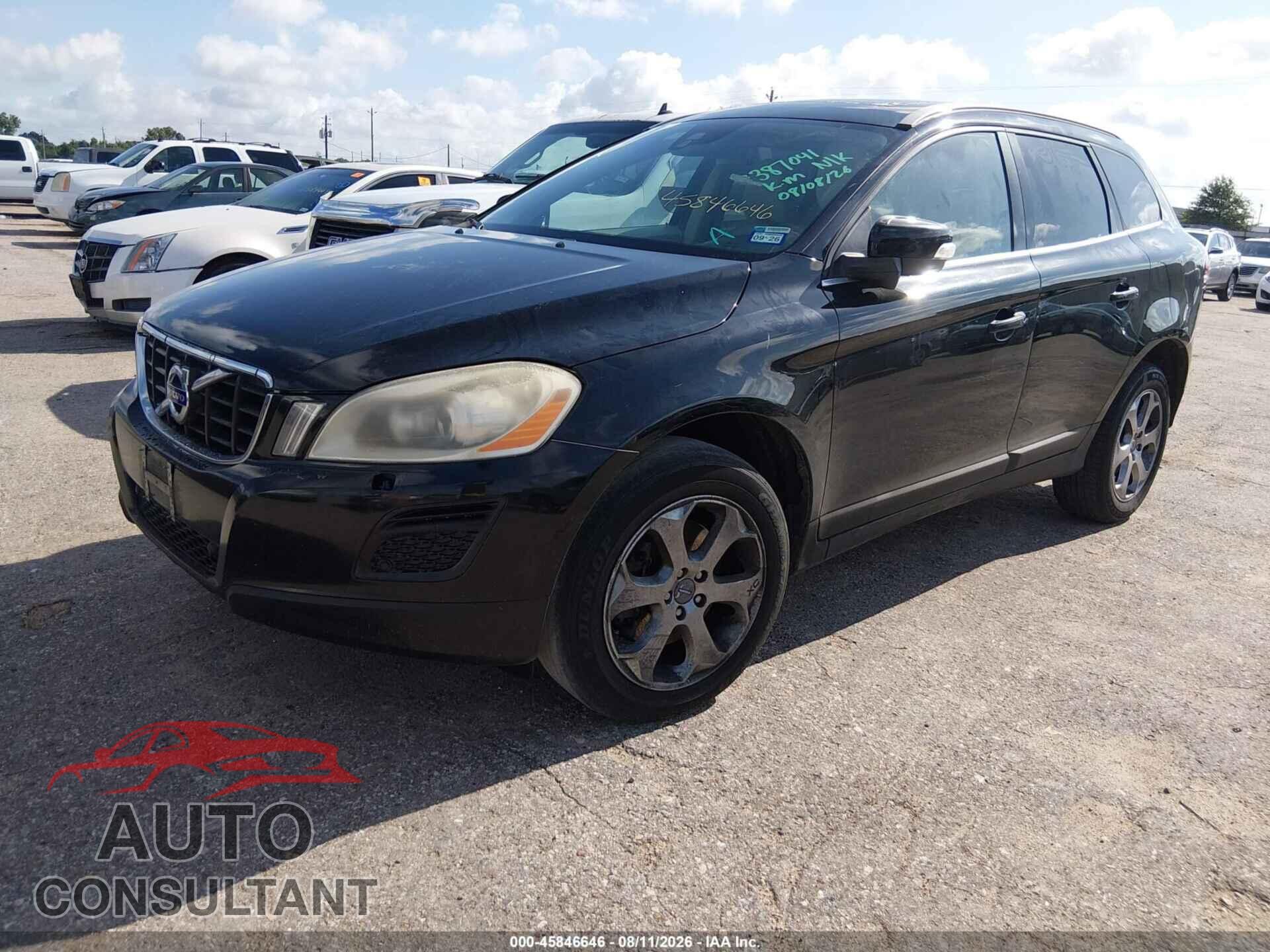 VOLVO XC60 2013 - YV4952DL6D2387041