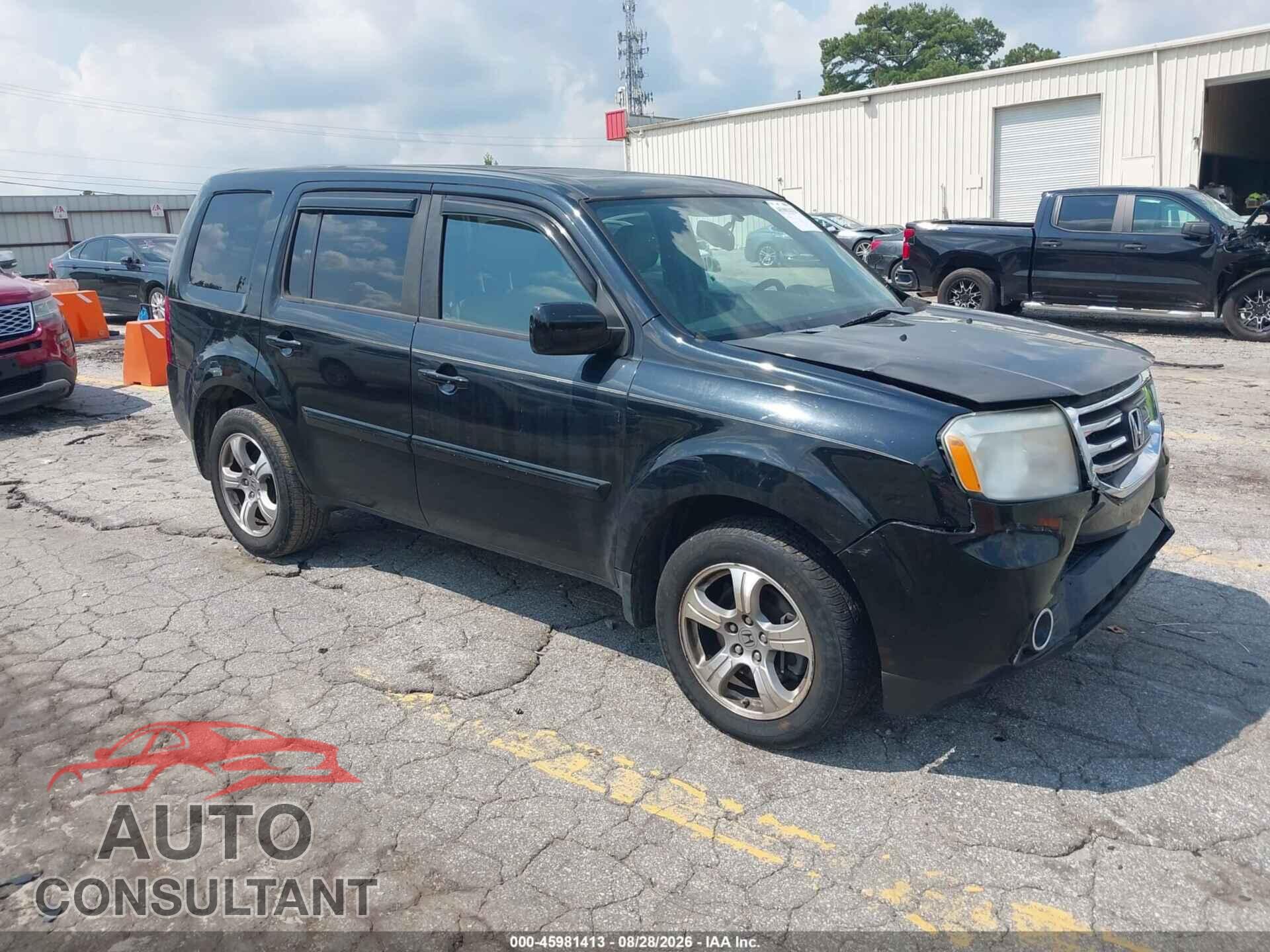 HONDA PILOT 2013 - 5FNYF3H55DB008010