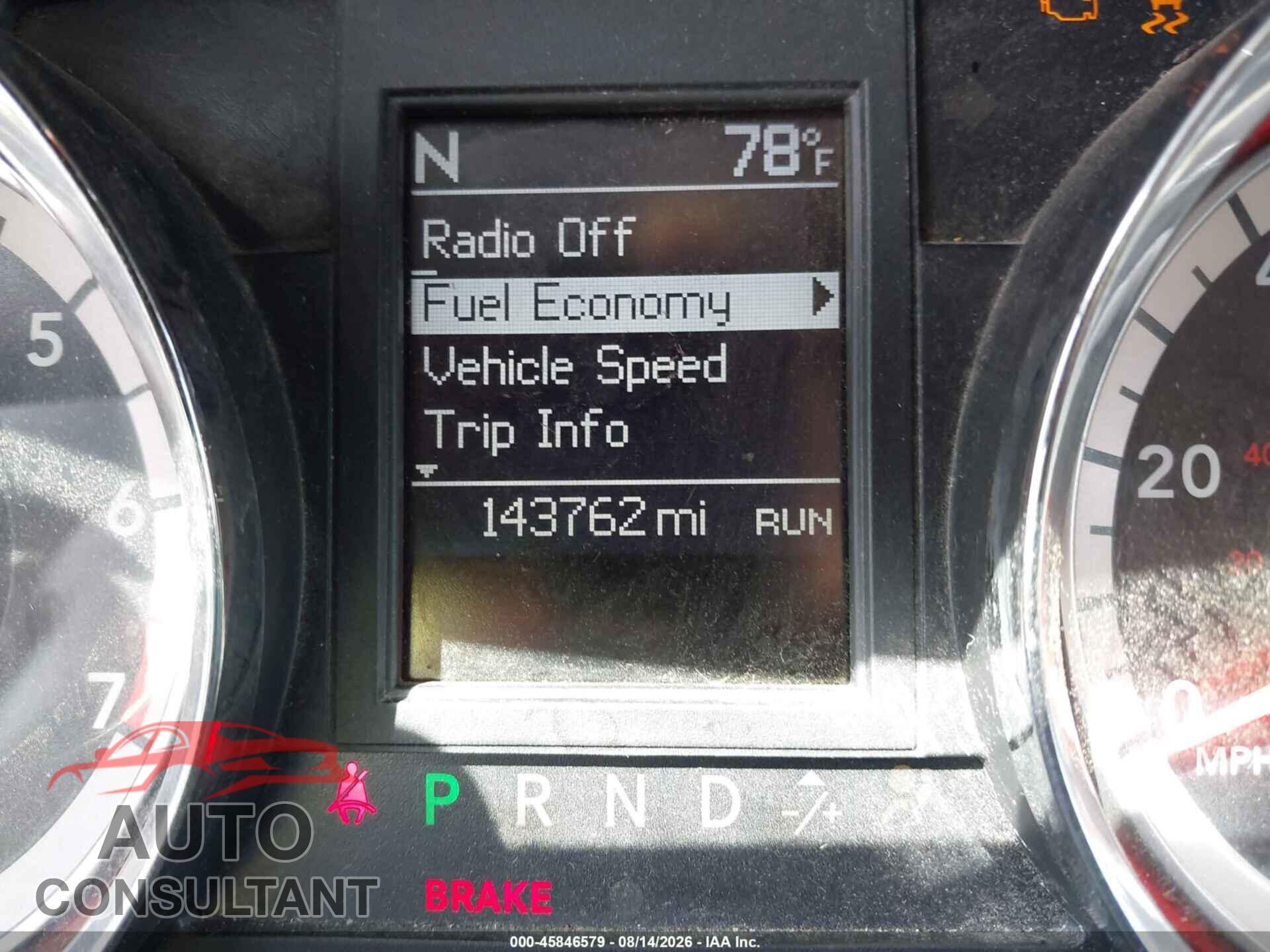 DODGE GRAND CARAVAN 2014 - 2C4RDGEG9ER449846