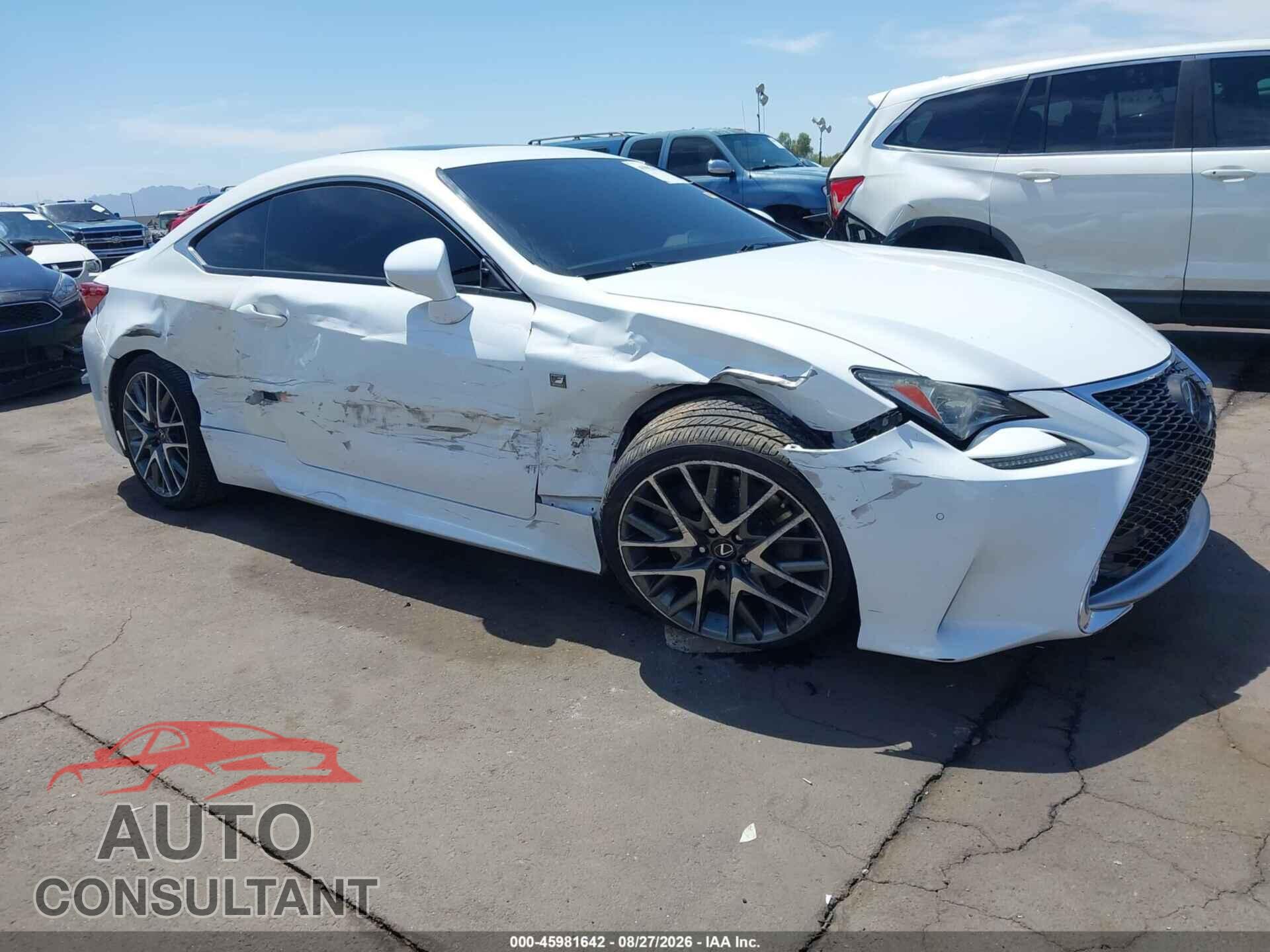 LEXUS RC 350 2015 - JTHHE5BC5F5010686
