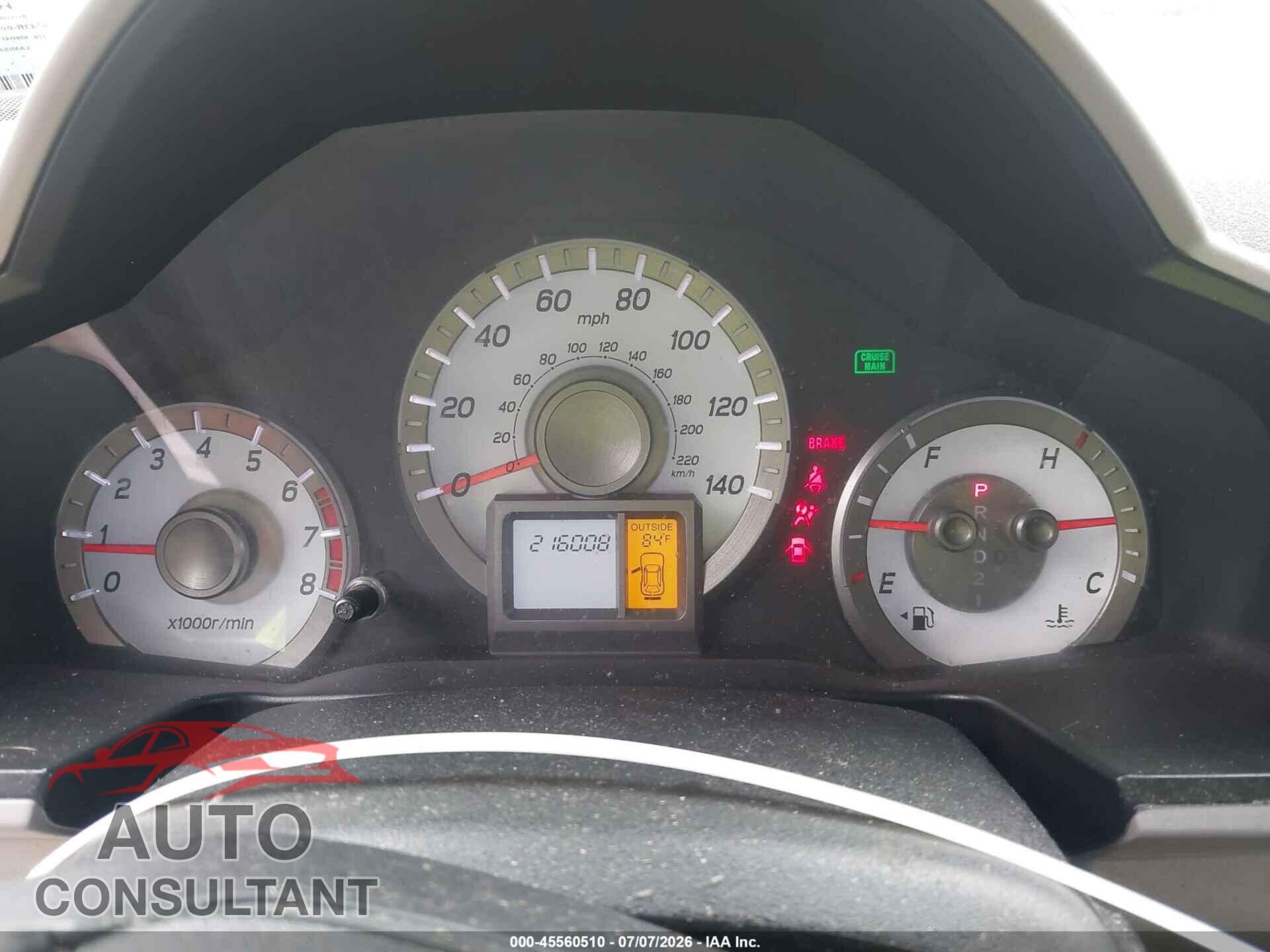 HONDA PILOT 2012 - 5FNYF4H60CB061405