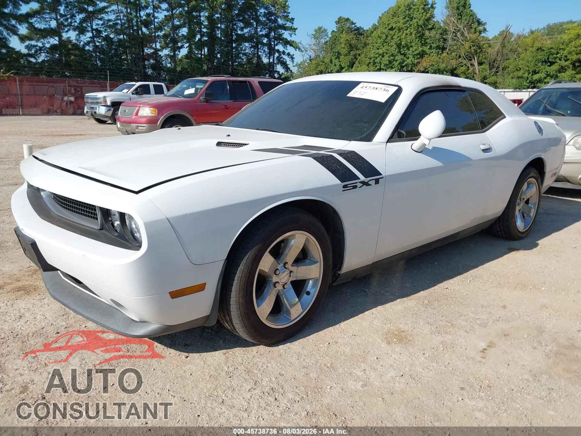 DODGE CHALLENGER 2013 - 2C3CDYAG6DH718640