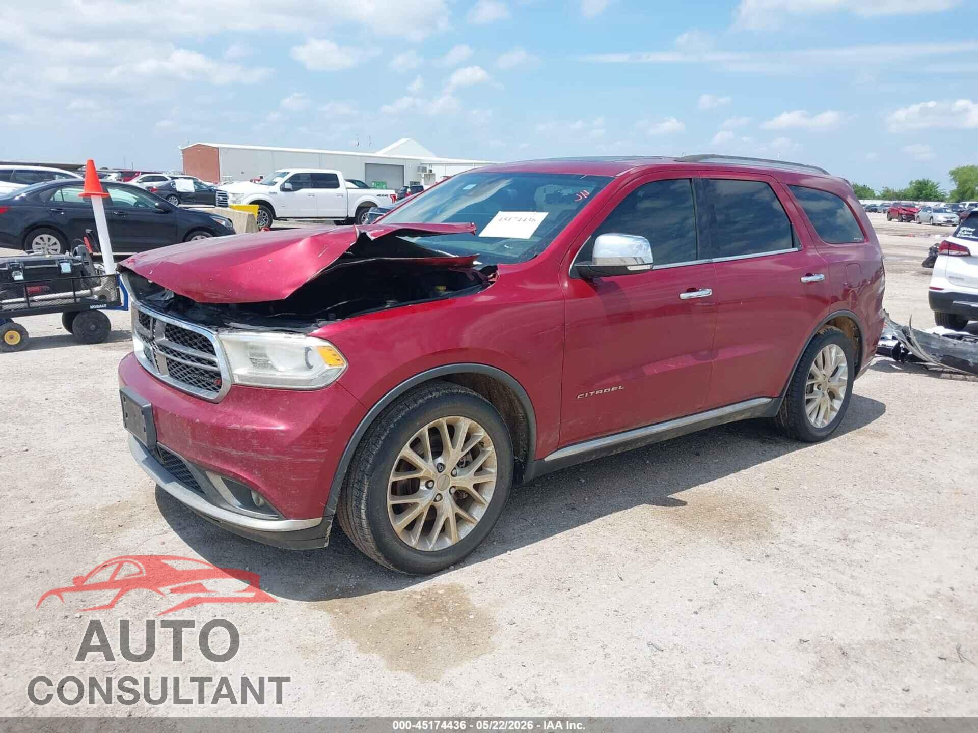 DODGE DURANGO 2014 - 1C4RDHEG3EC381364