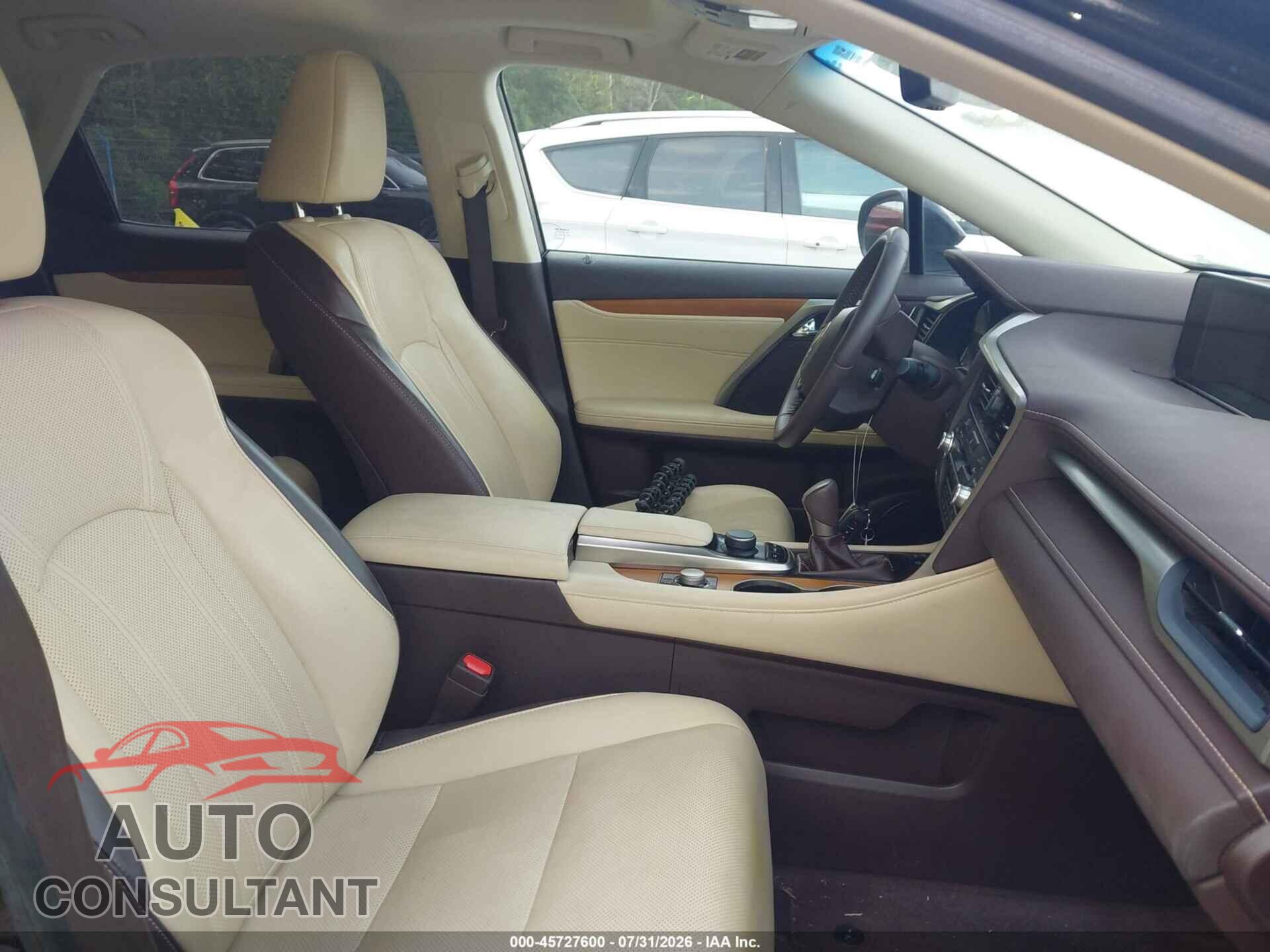 LEXUS RX 350 2019 - 2T2BZMCA6KC192720